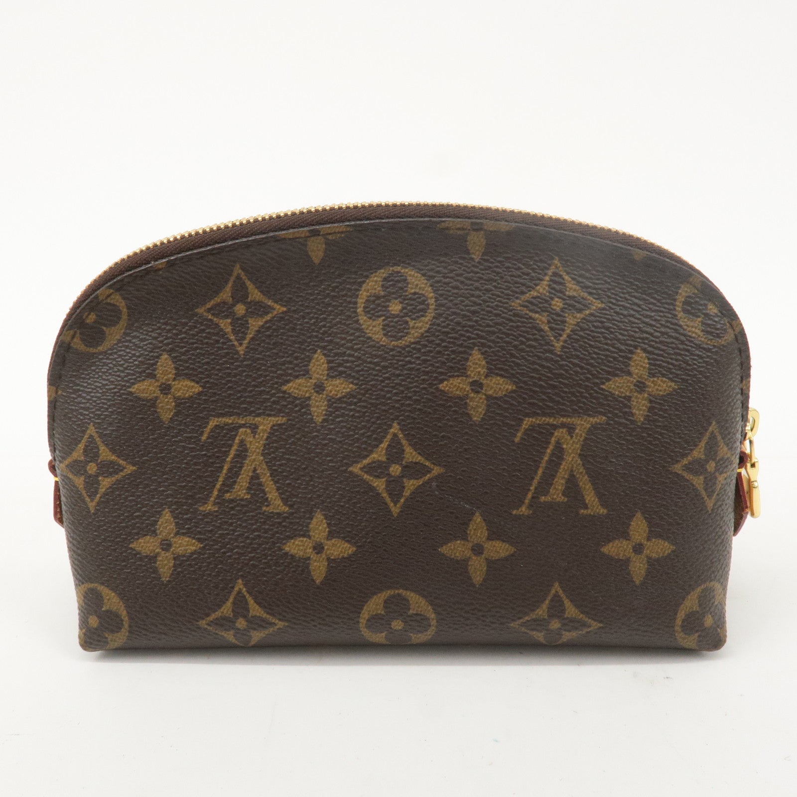 Louis Vuitton Monogram Pochette Cosmetic Pouch Brown M47515