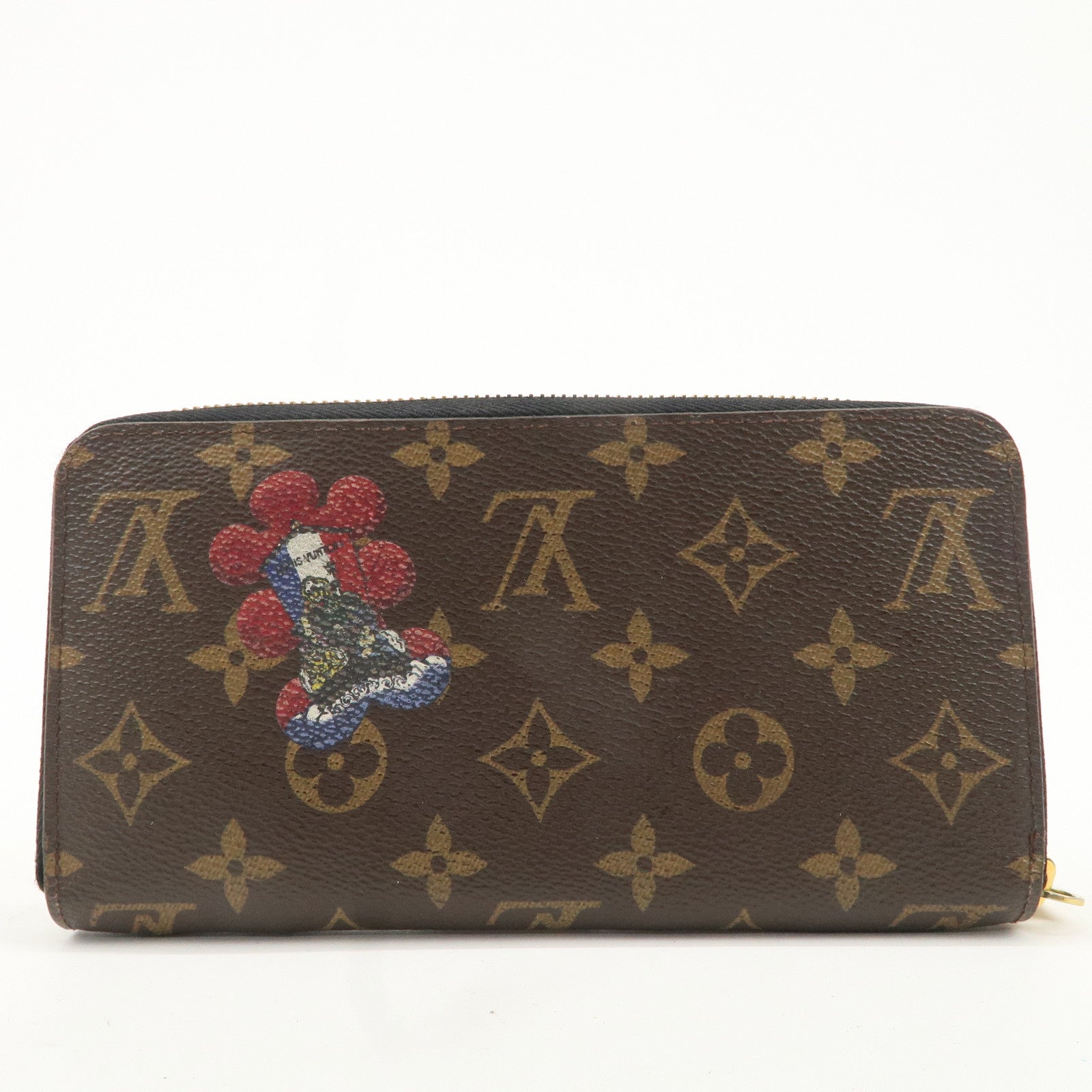 Louis Vuitton Zippy Wallet Kansai Yamamoto Kabuki Daruma M67249