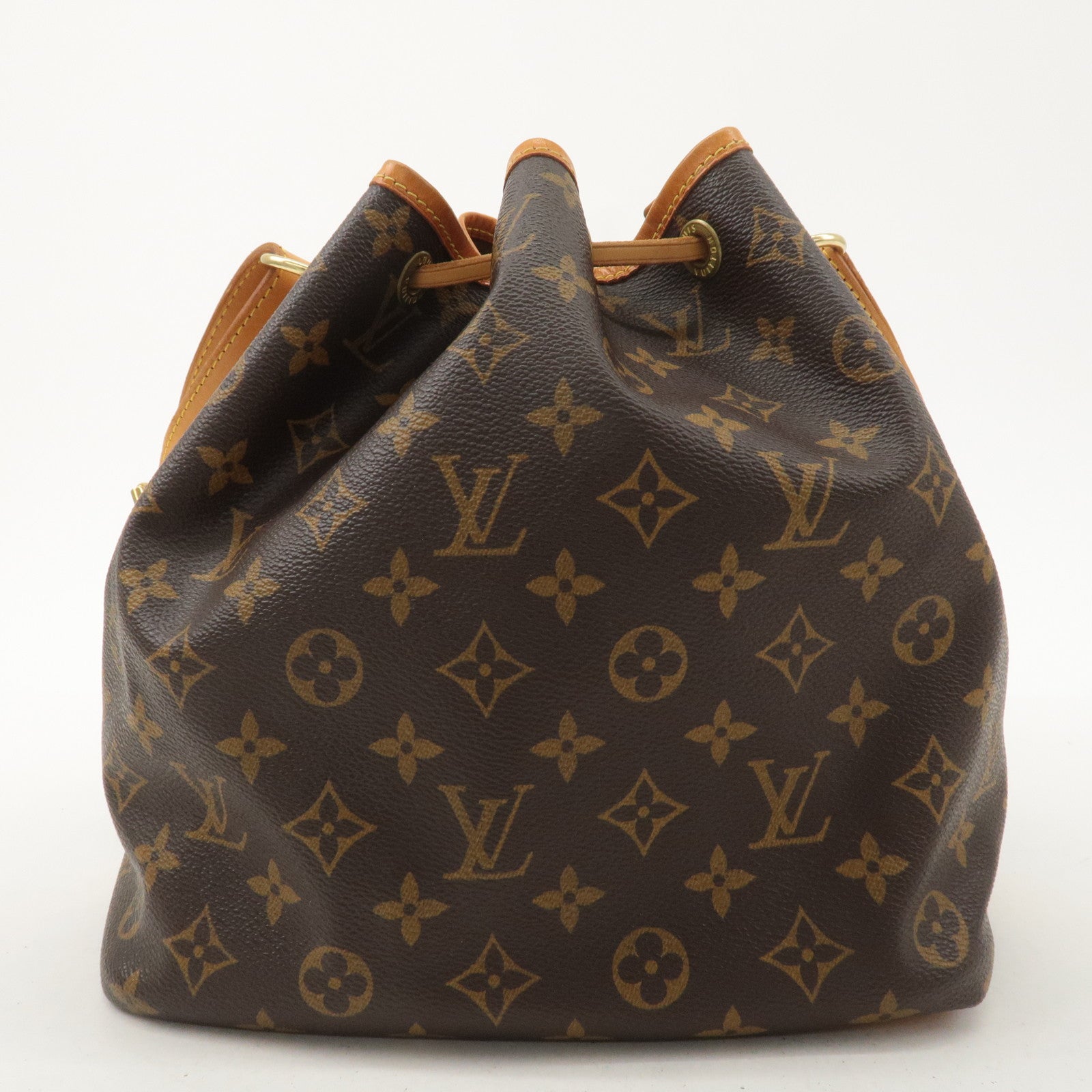 Louis Vuitton Monogram Petit Noe Shoulder Bag Brown M42226