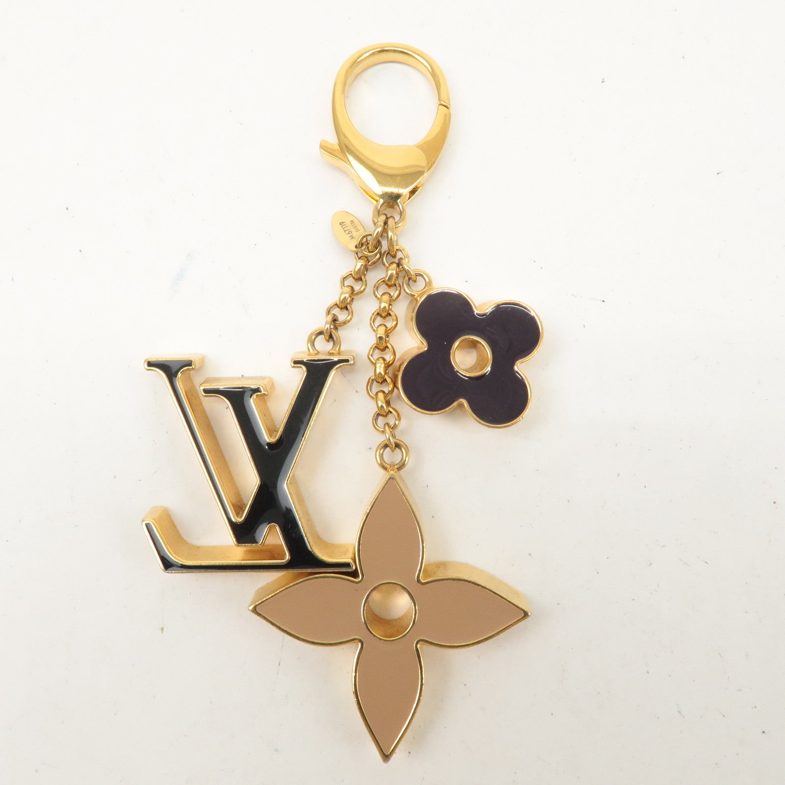 Louis Vuitton Fleur de Monogram Key Chain Bag Charm M67119