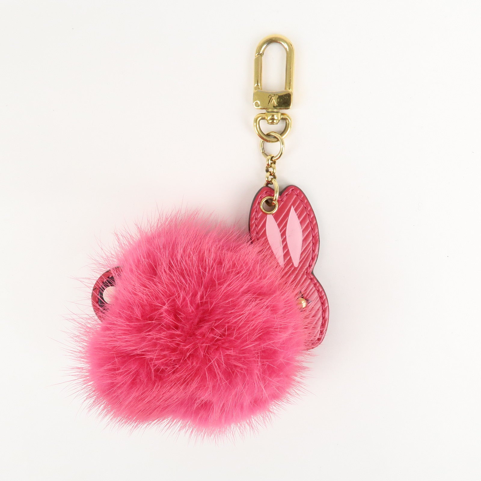 Louis Vuitton Porte Cles Mother
s Day Fur Bag Charm Rabbit M62571 Used