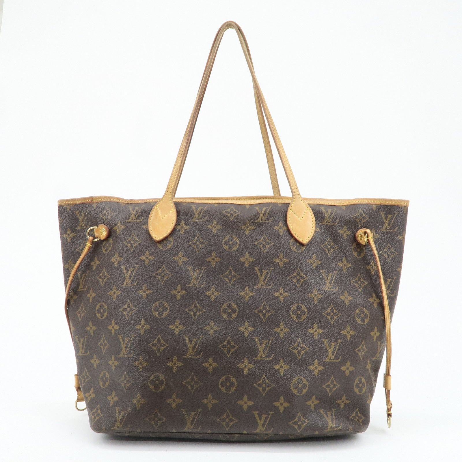 Louis Vuitton Monogram Neverfull MM Tote Bag Brown M40156 Used