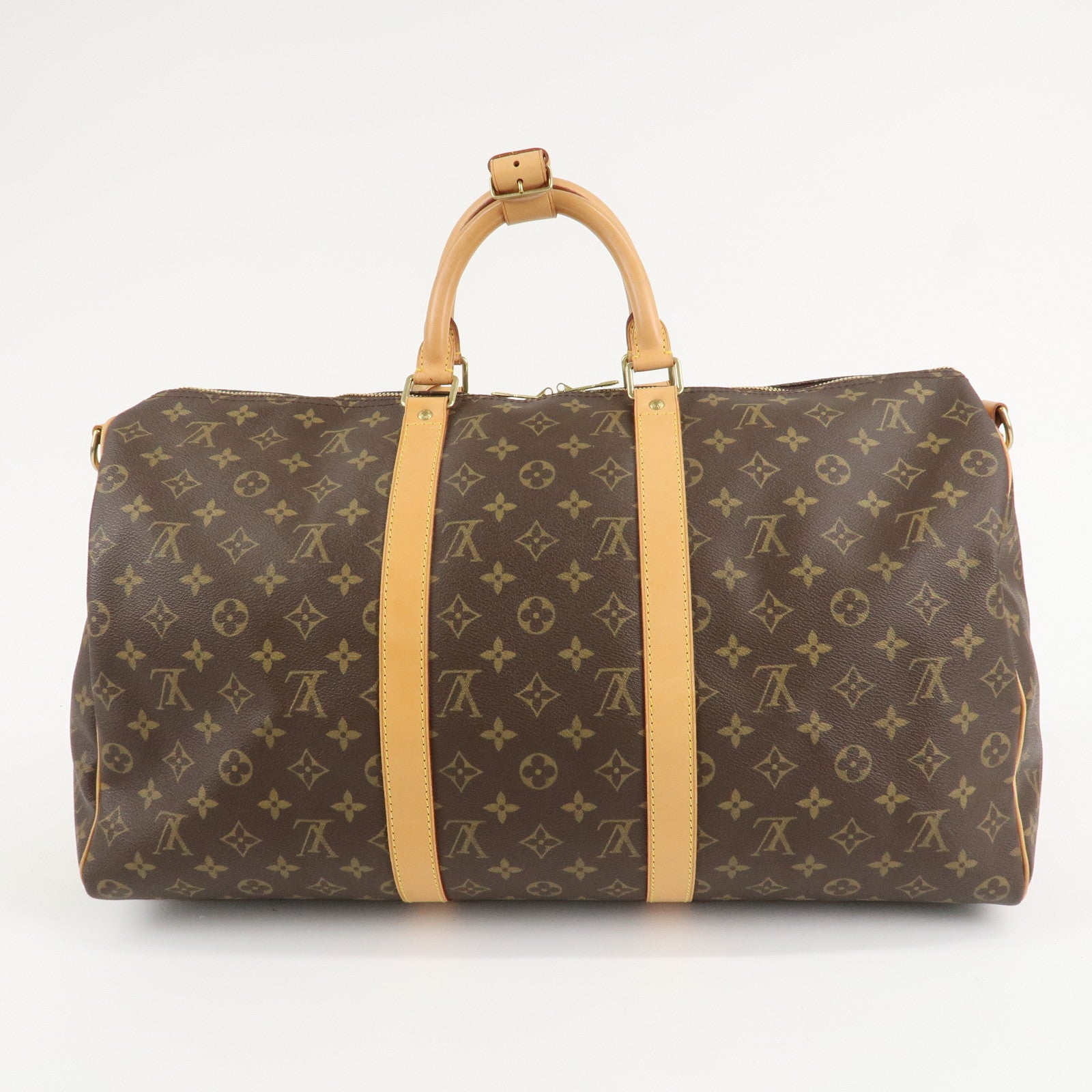 Louis Vuitton Monogram Keep All Bandouliere 50 Boston Bag M41416 Used