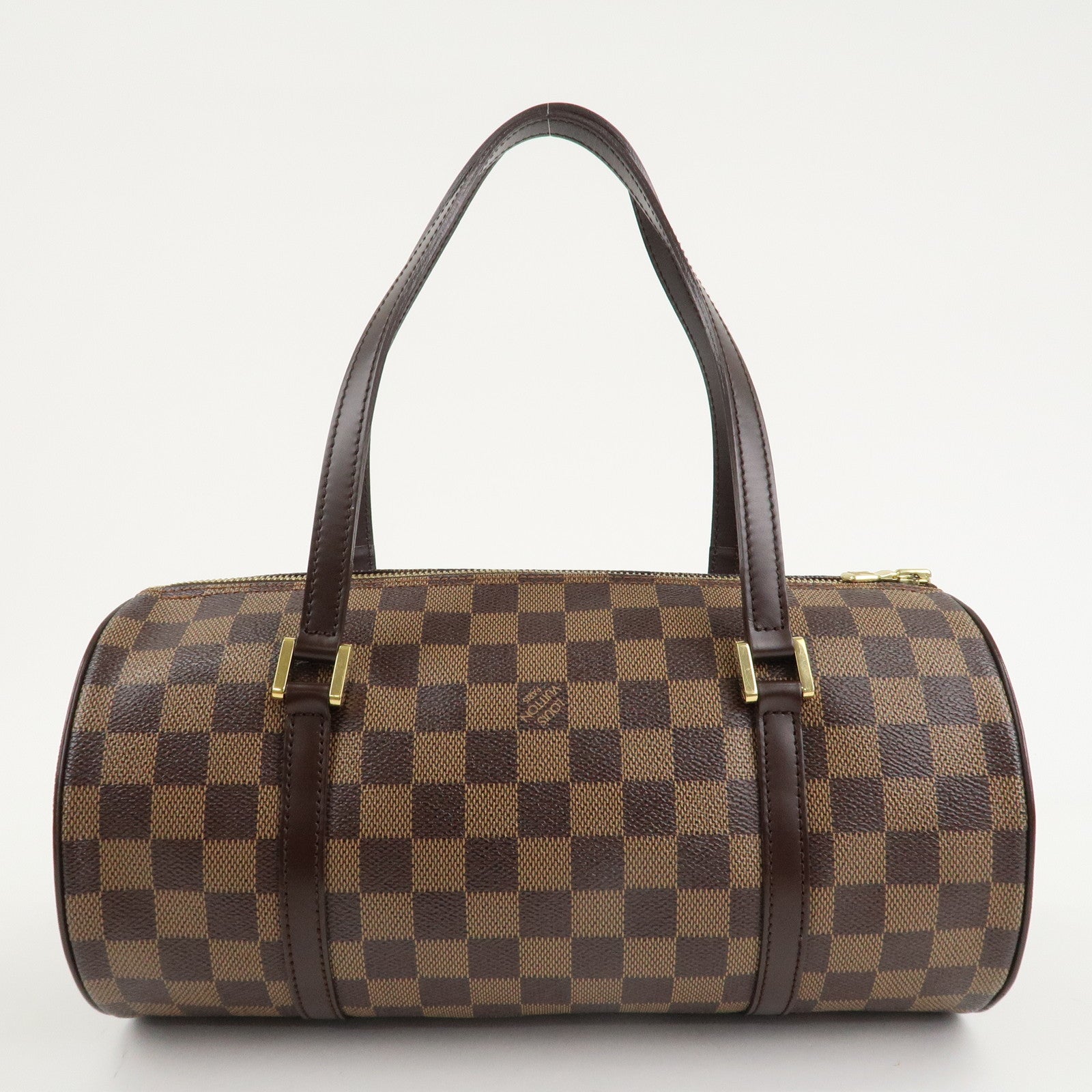 Louis Vuitton Damier Ebene Papillon30 Hand Bag N51303 Brown Used