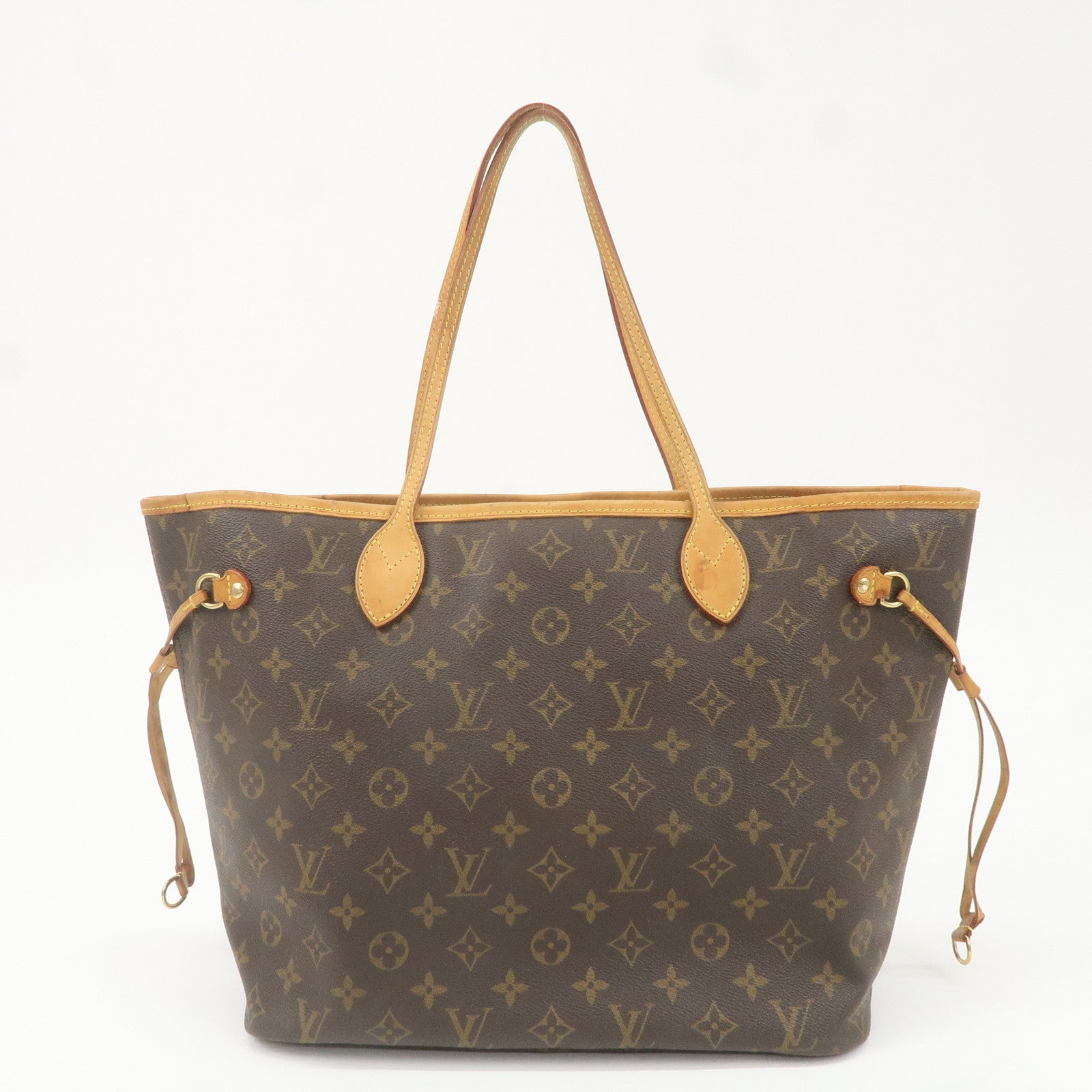 Louis Vuitton Monogram Neverfull MM Tote Bag Brown M40156