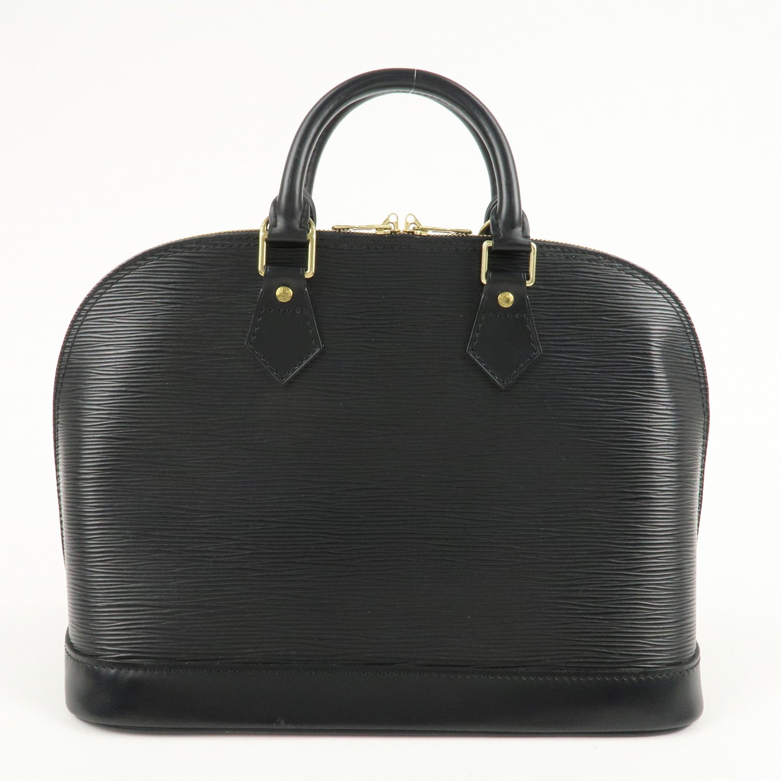 Louis Vuitton Epi Alma Hand Bag Noir Black M52142