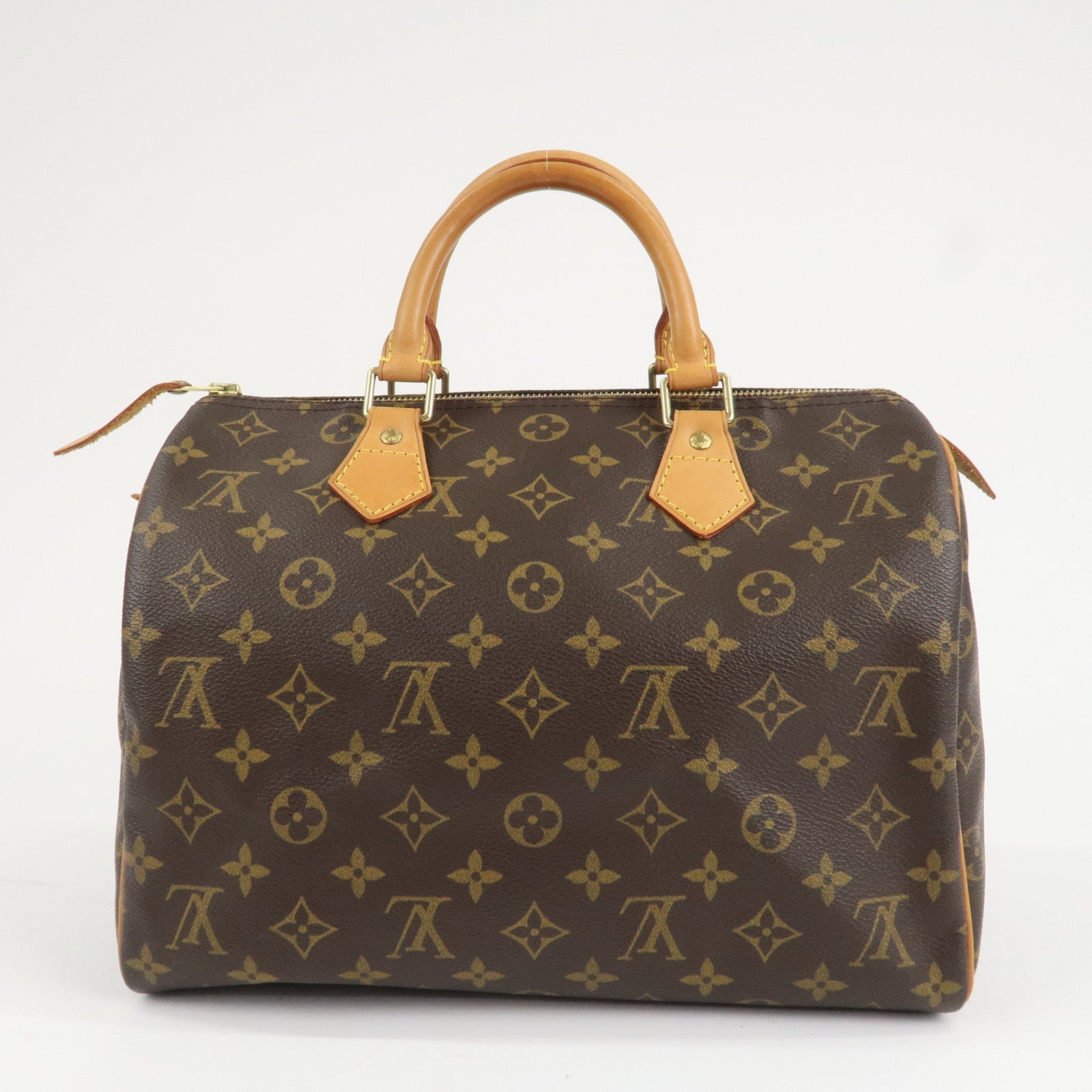 Louis Vuitton Monogram Speedy 30 Hand Bag Boston Bag M41526 Used