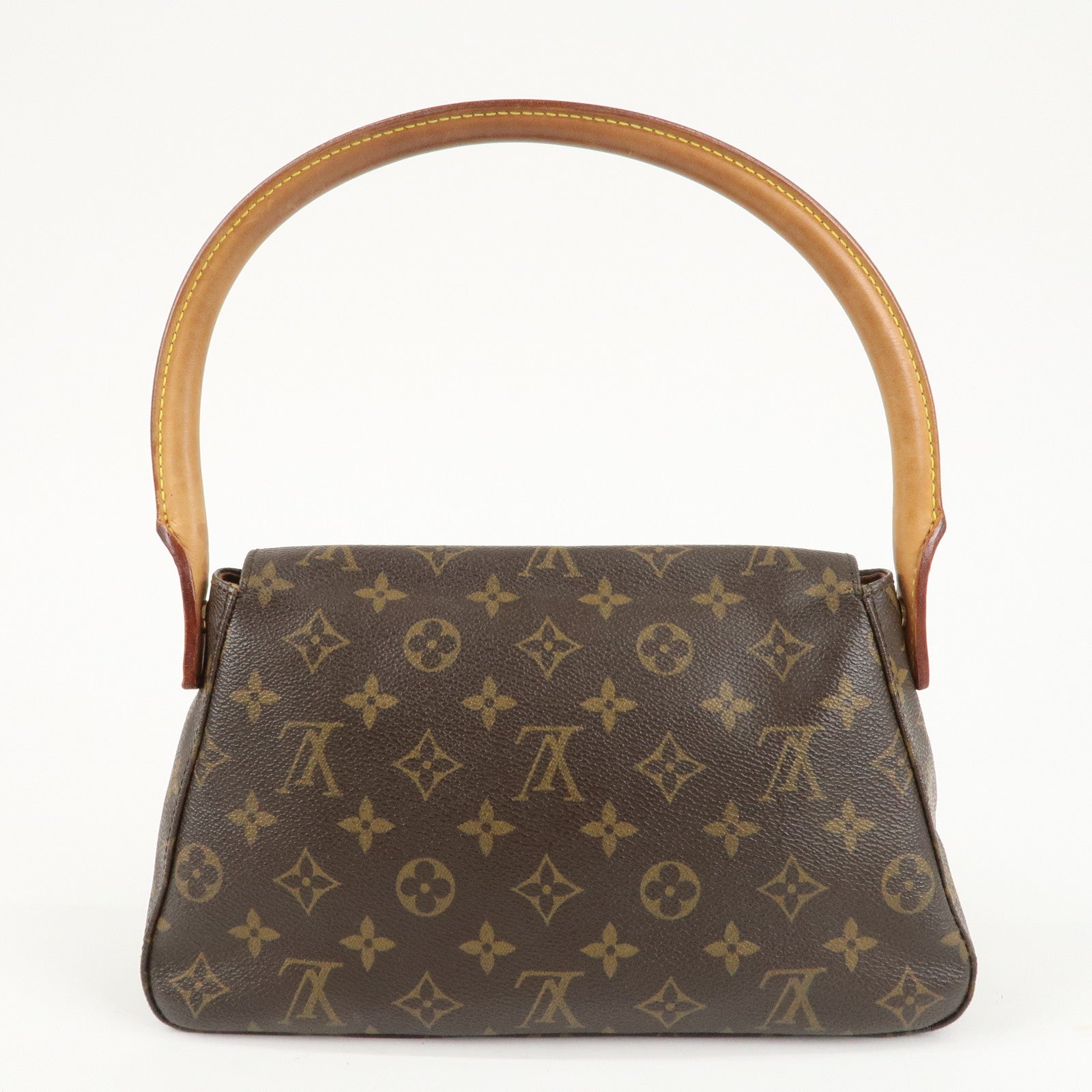 Louis Vuitton Monogram Mini Looping Shoulder Bag Hand Bag M51147 Used