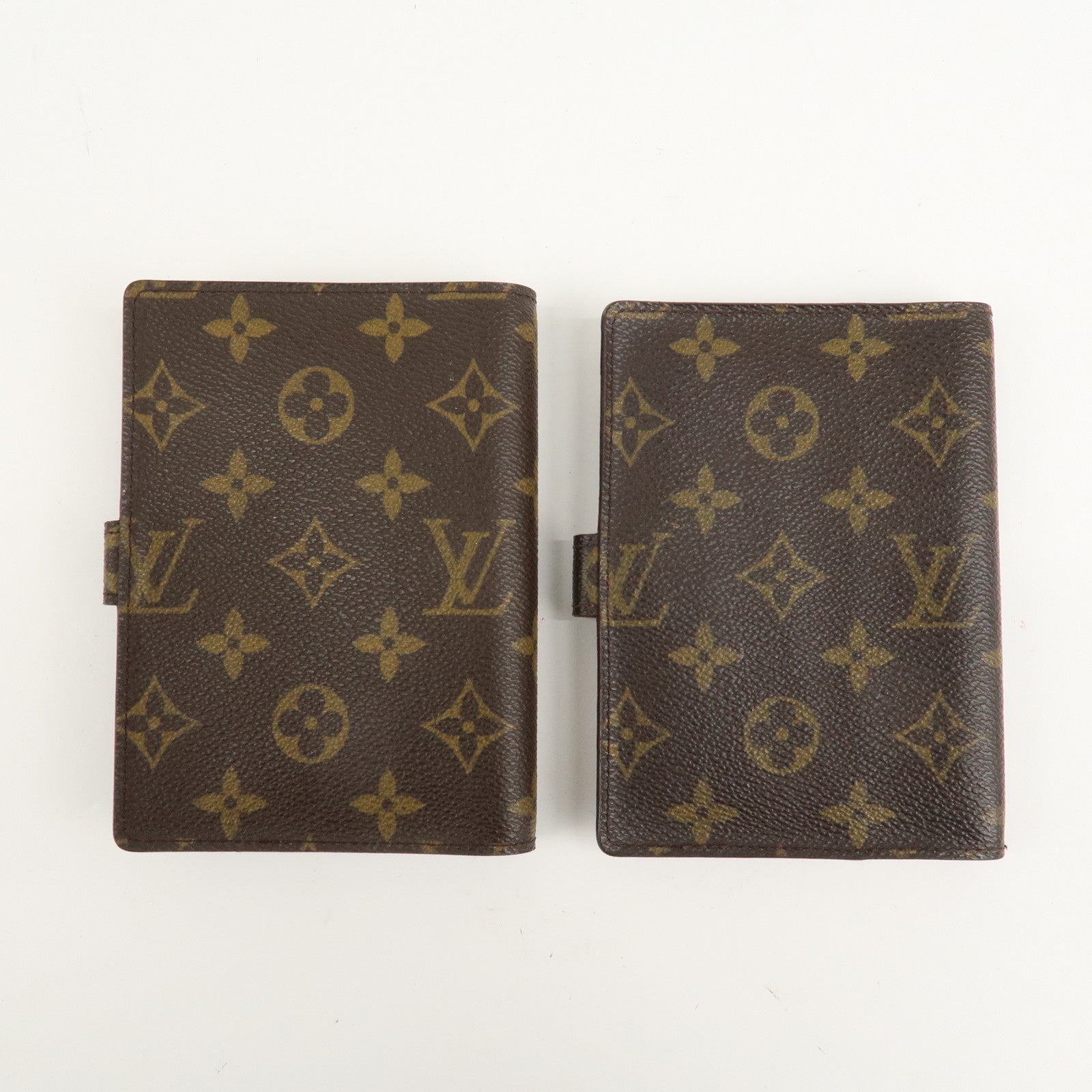 Louis Vuitton Set of 2 Monogram Agenda PM Planner Cover R20005 Used