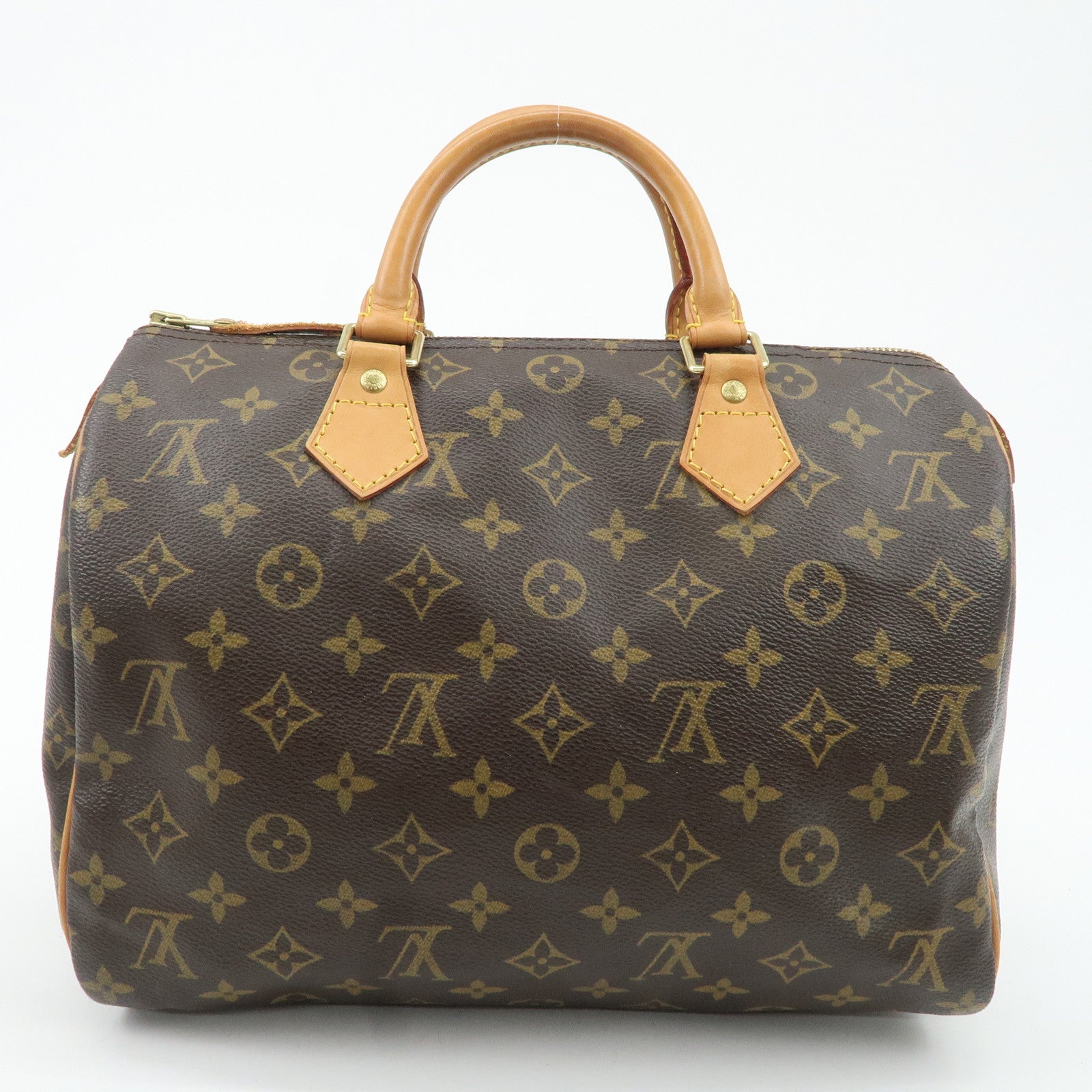 Louis Vuitton Monogram Speedy 30 Hand Bag Boston Bag M41526 Used