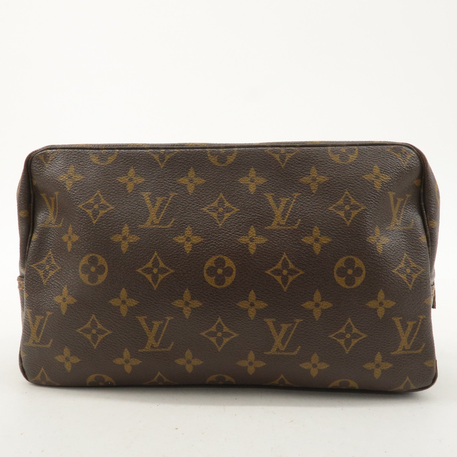 Louis Vuitton Monogram Trousse Toilette 28 Pouch Brown M47522