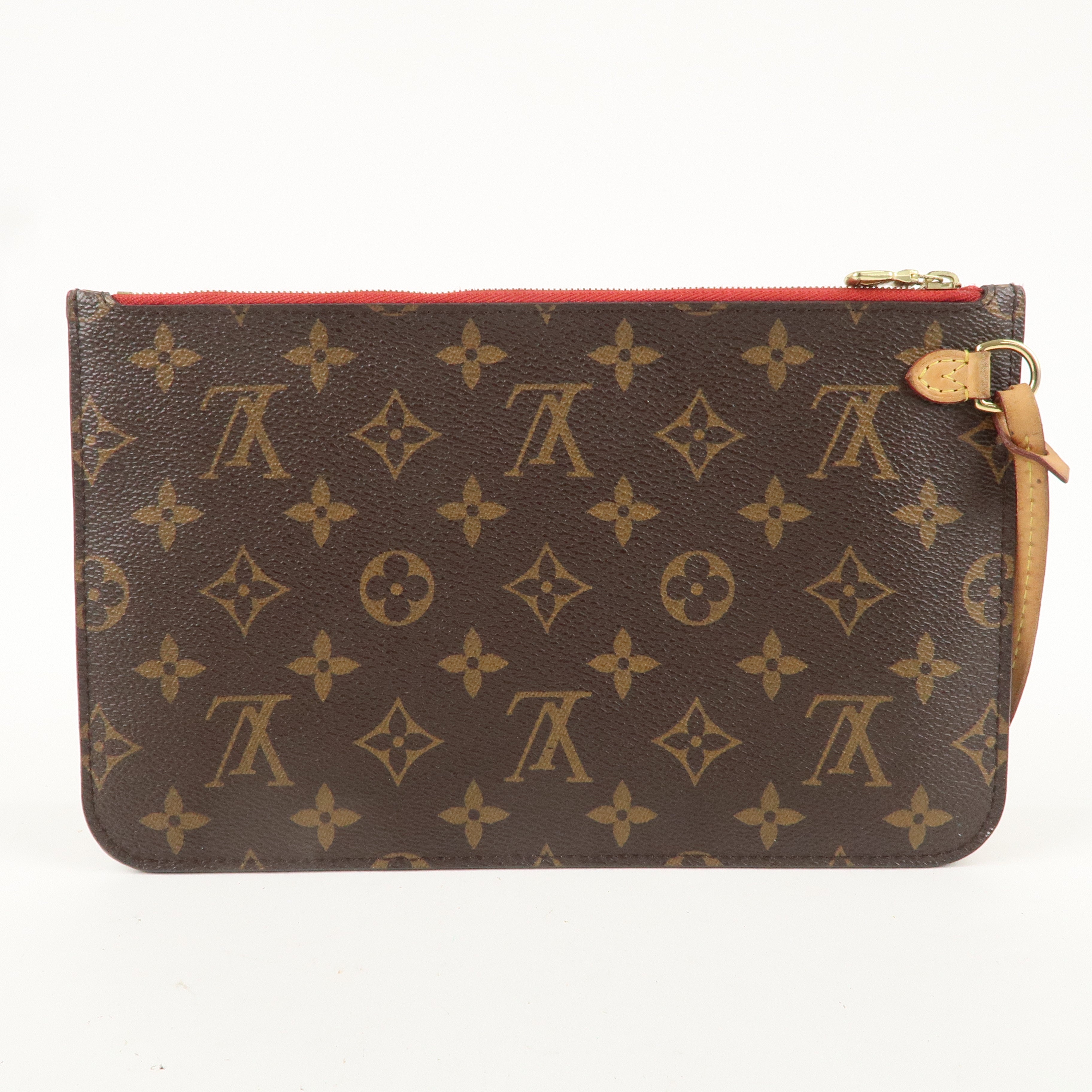 Louis Vuitton Monogram Pouch For Neverfull MM Cerise