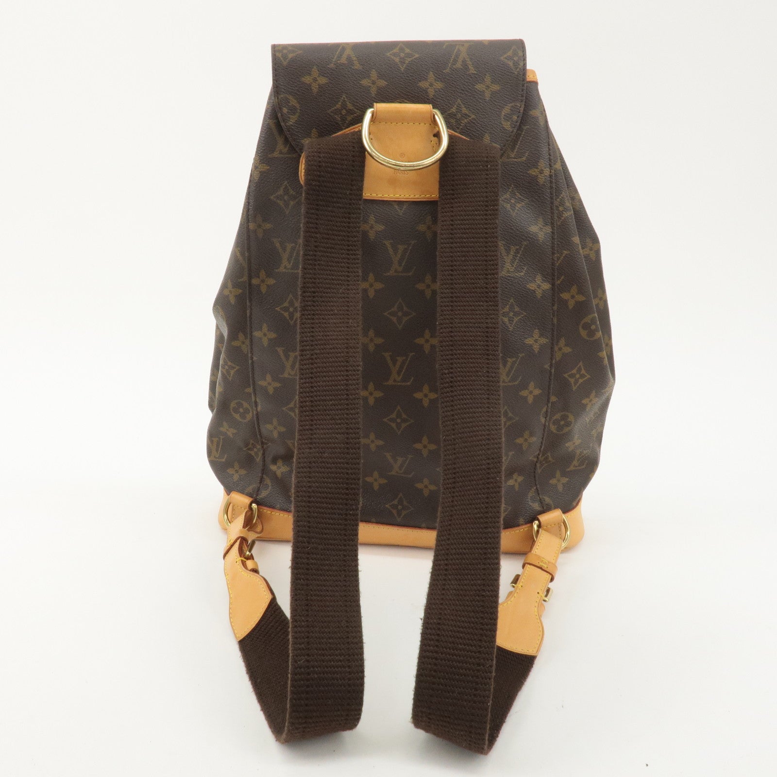 Louis Vuitton Monogram Montsouris GM Back Pack Brown M51135