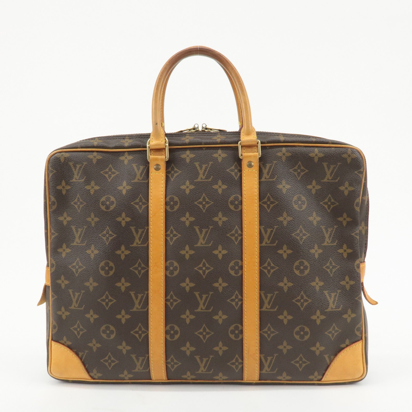 Louis Vuitton Monogram Porte Documents Voyage Bag M53361 Used