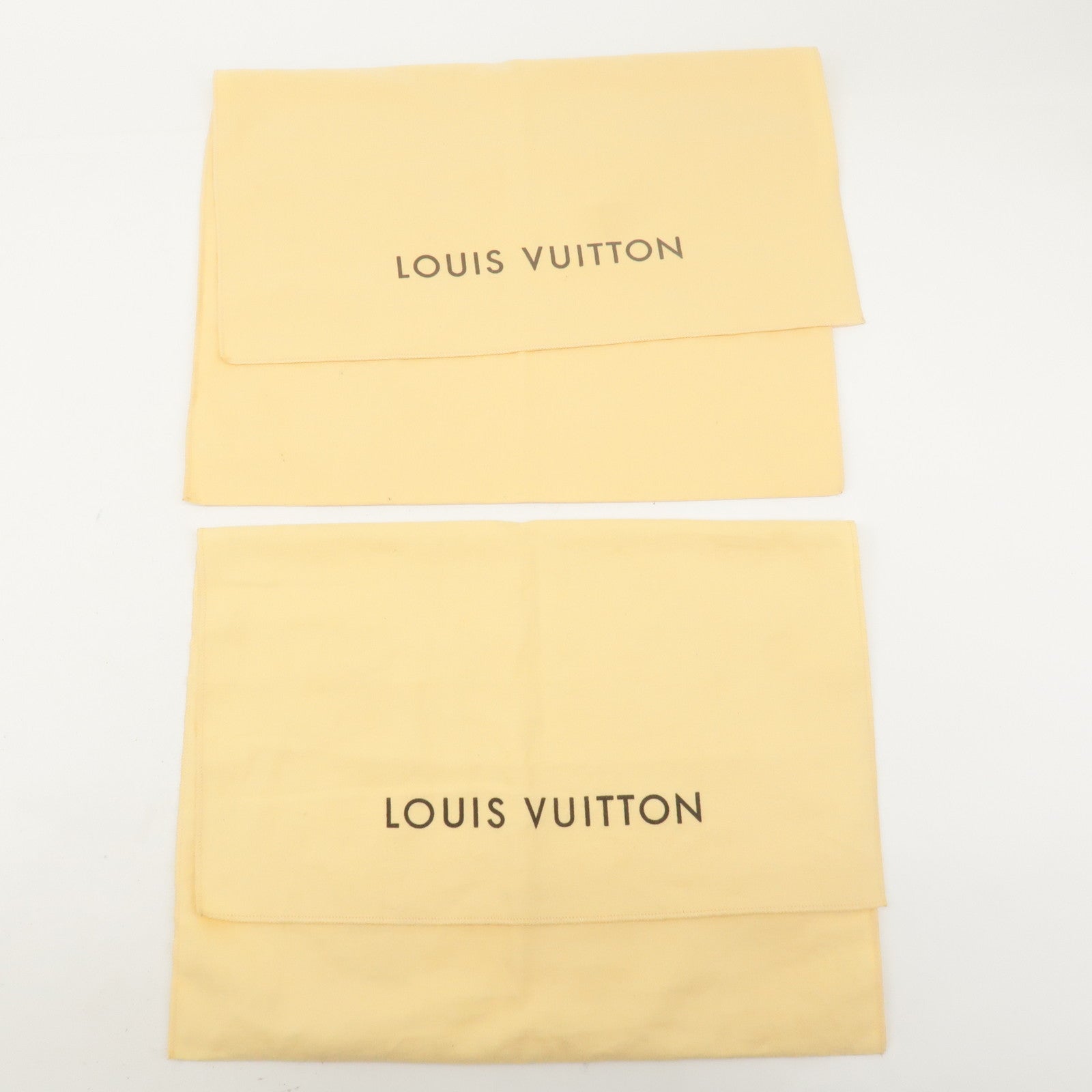 Louis Vuitton Set of 10 Dust Bag Storage Bag Flap Beige