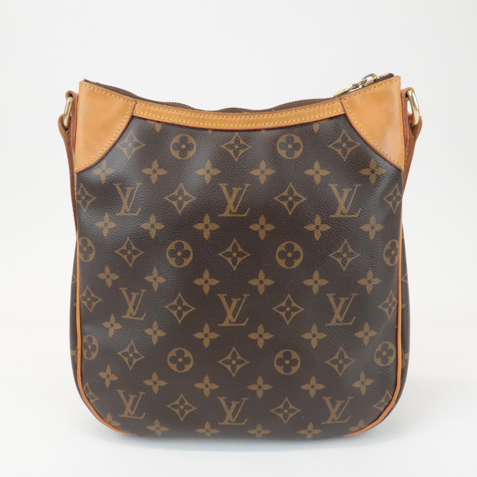 Louis Vuitton Monogram Odeon PM Shoulder Bag Brown M56390 Used