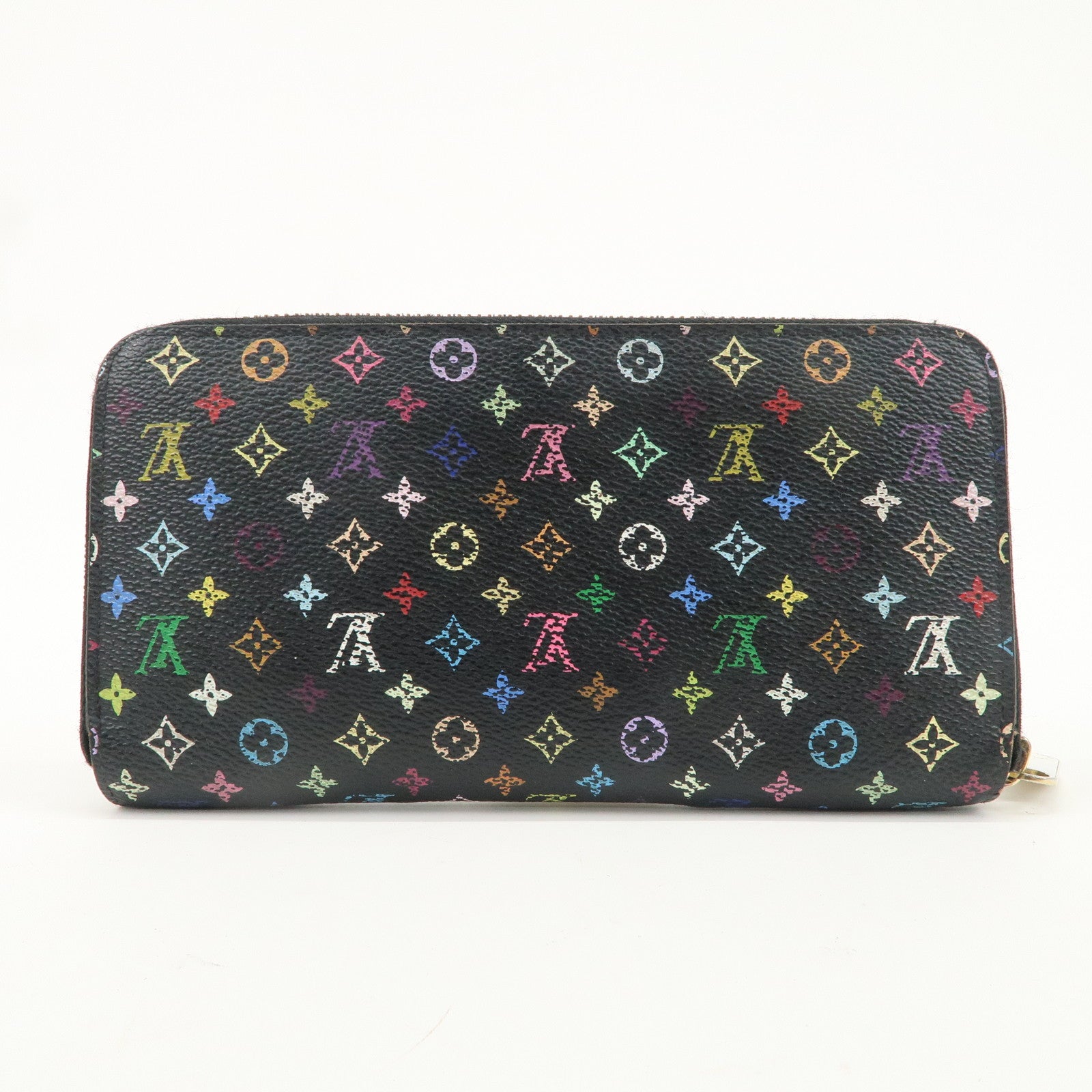 Louis Vuitton Monogram Multi Color Zippy Wallet Long Wallet M60243