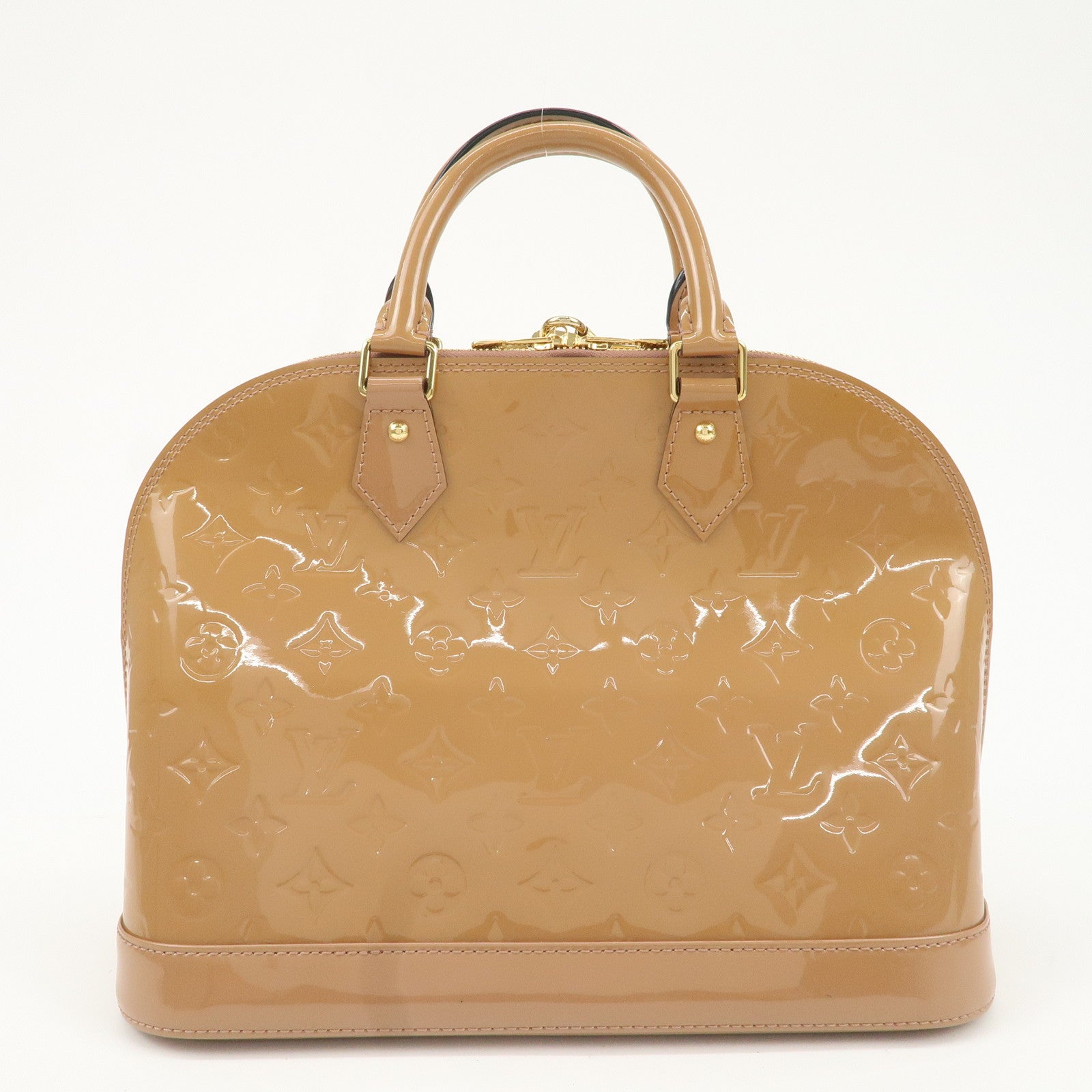 Louis Vuitton Monogram Vernis Alma PM Hand Bag M91614 Used