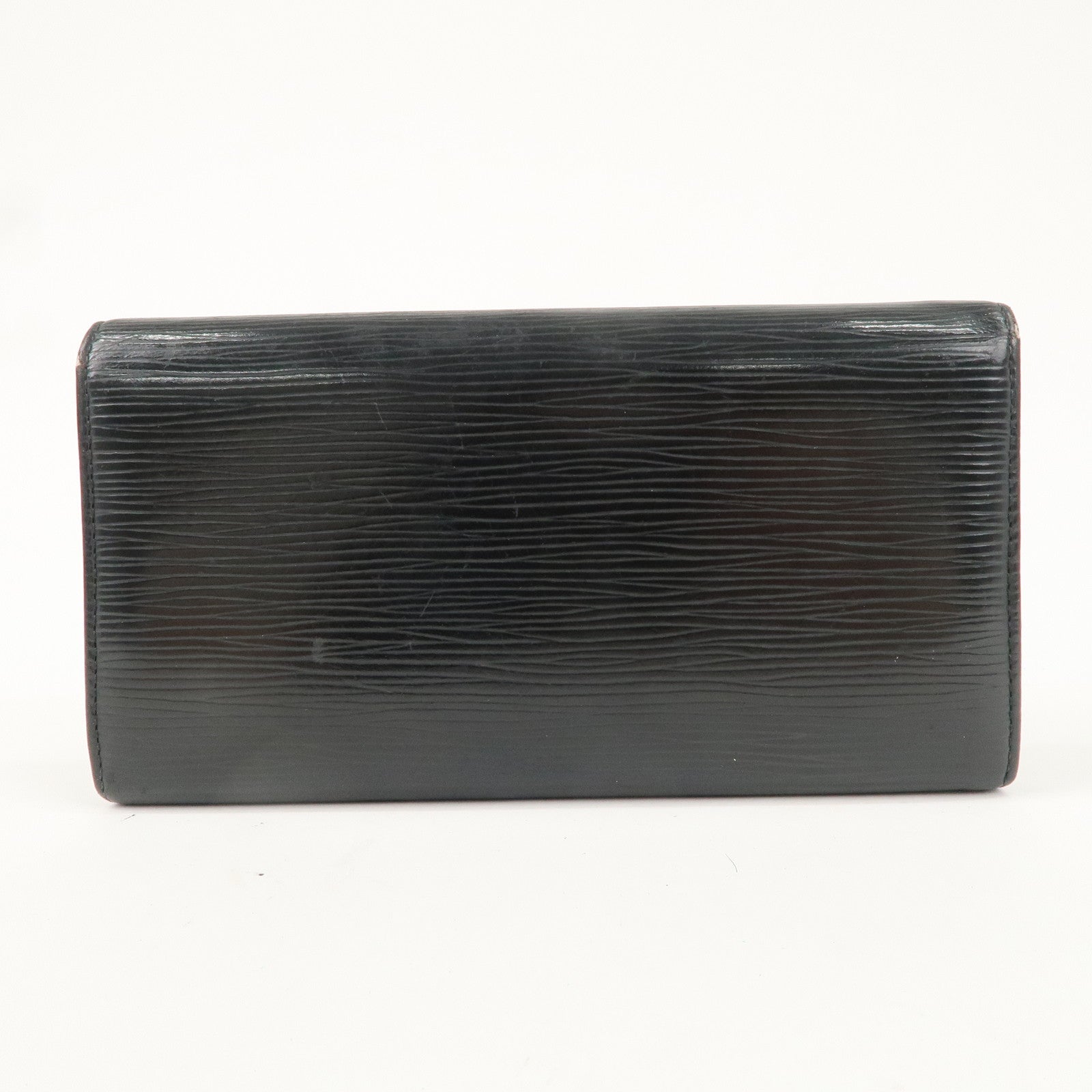 Louis Vuitton Epi Portefeuille Sarah Wallet Noir Black M63742