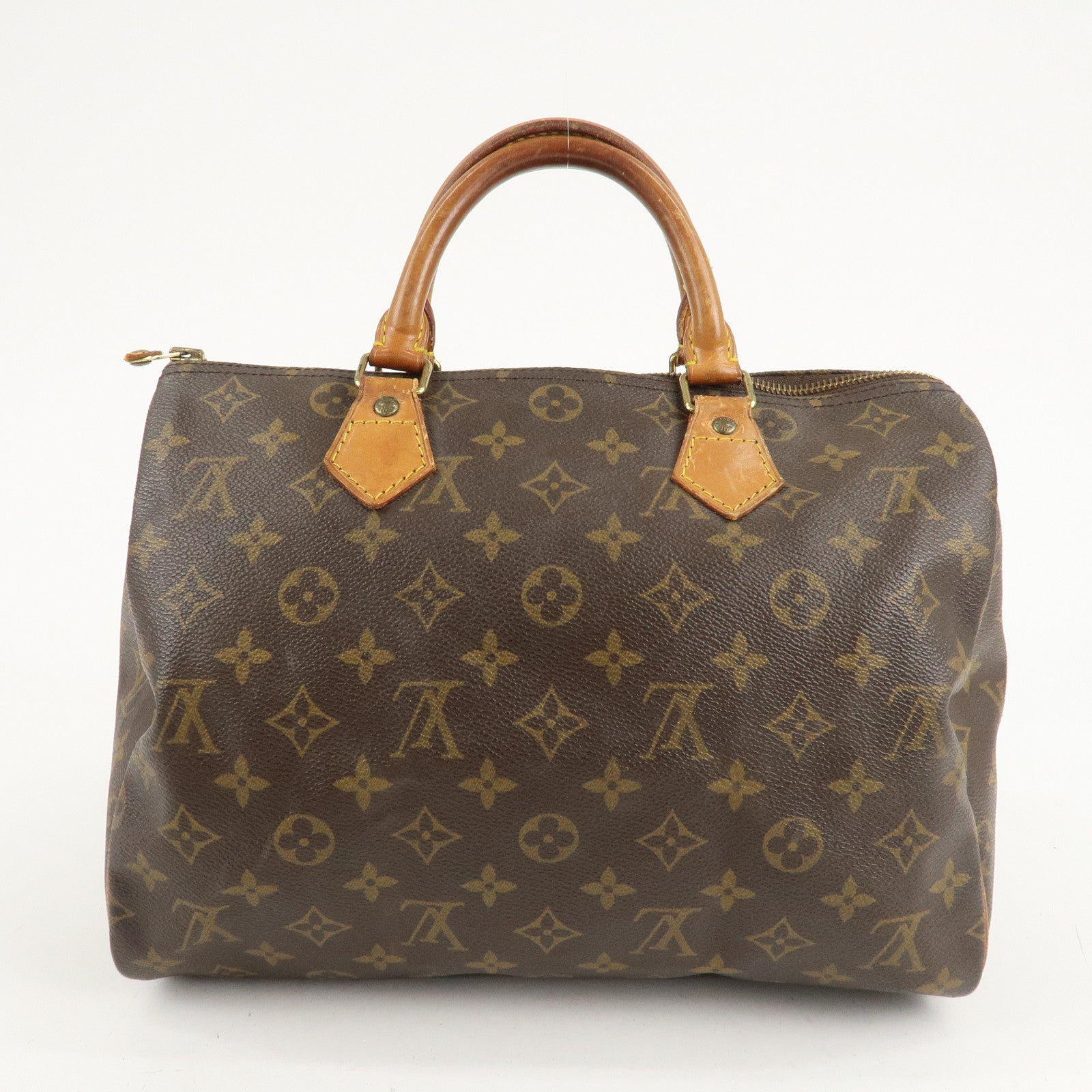 Louis Vuitton Monogram Speedy 30 Hand Bag Boston Bag M41526 Used