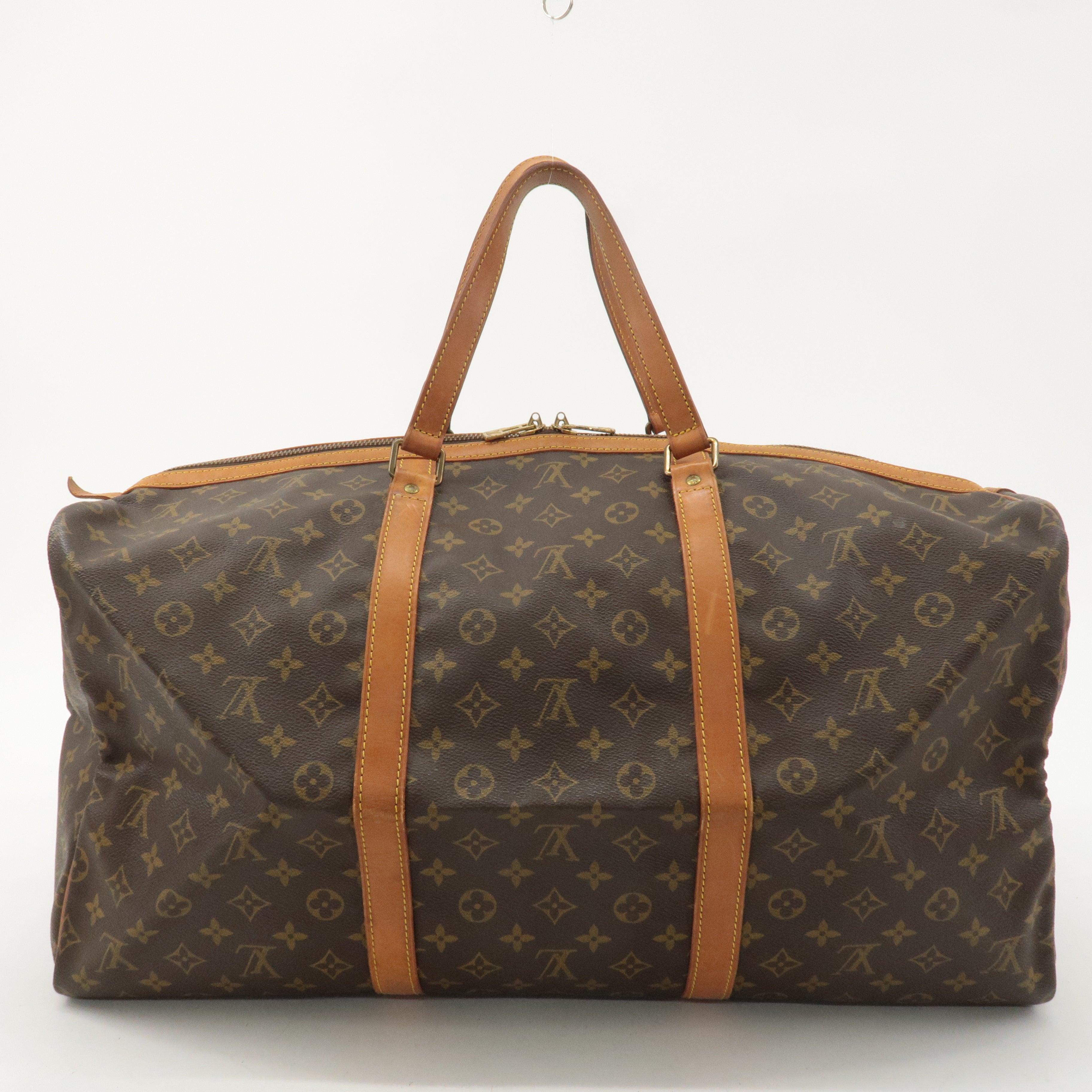 Louis Vuitton Monogram Sac Souple 55 Boston Bag Brown M41622