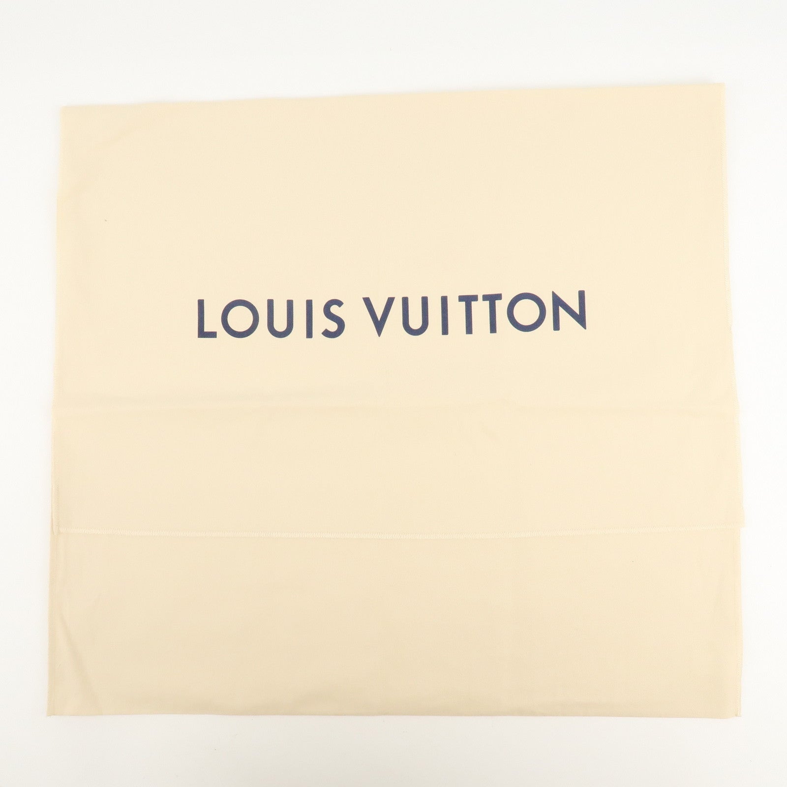 Louis Vuitton Set of 12 Dust Bag Beige Brown Flap Style Used