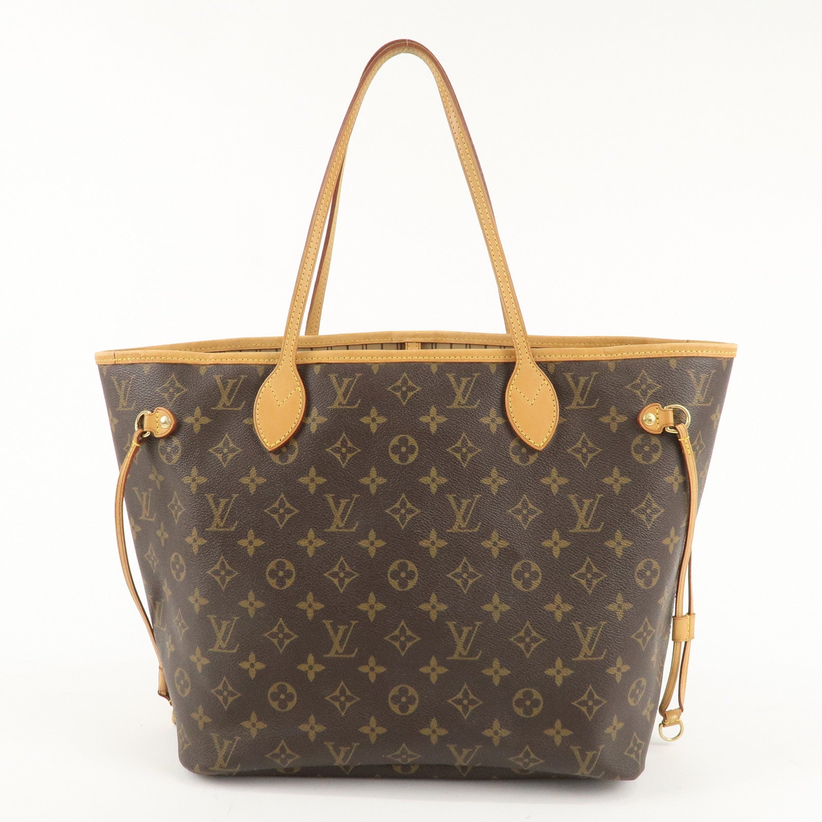 Louis Vuitton Monogram Neverfull MM Tote Bag Brown M40156