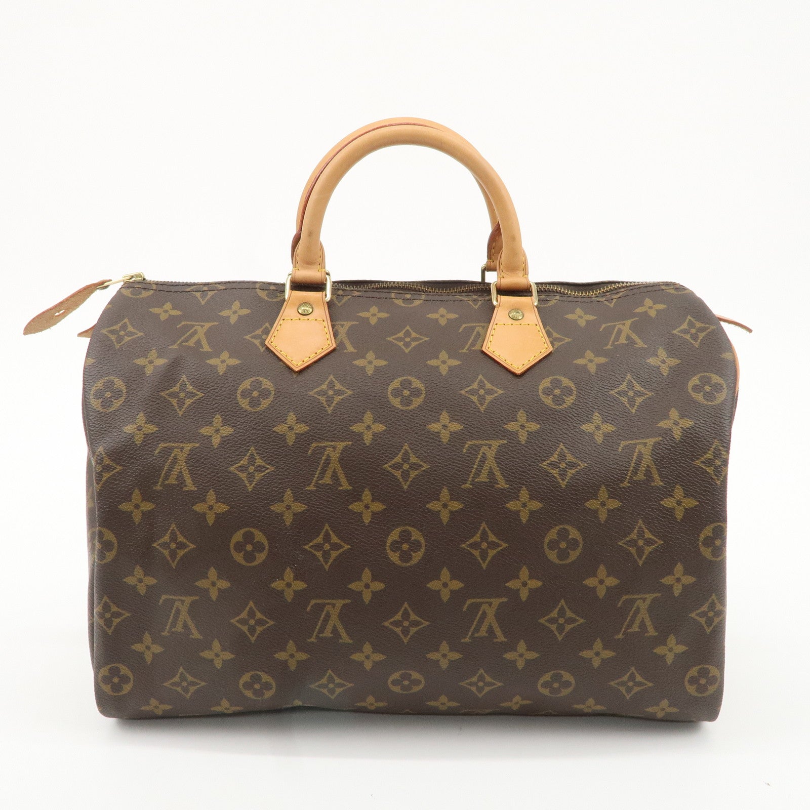 Louis Vuitton Monogram Speedy 35 Hand Bag Boston Bag M41524 Used