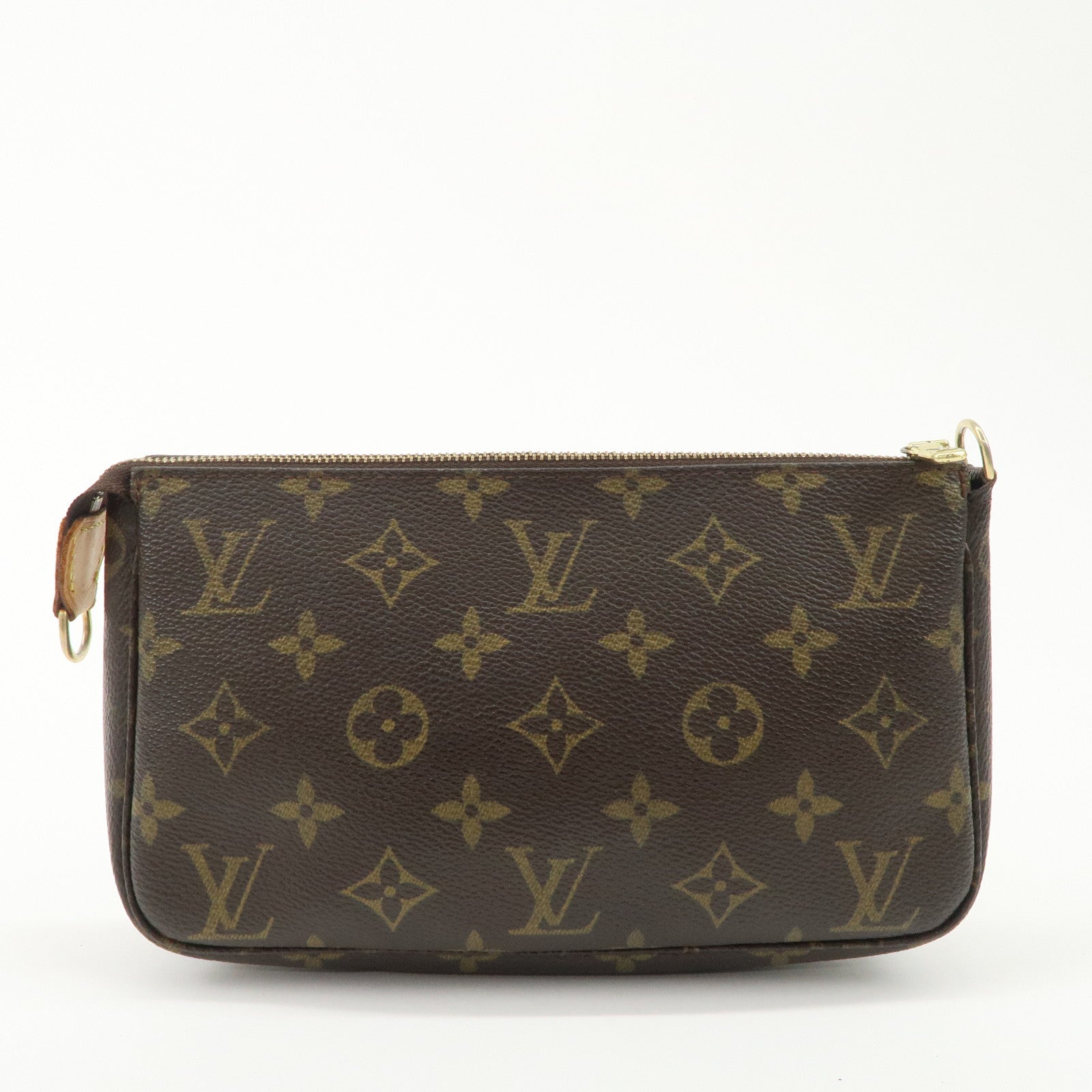 Louis Vuitton Monogram Pochette Accessoires Pouch Brown M51980 Used