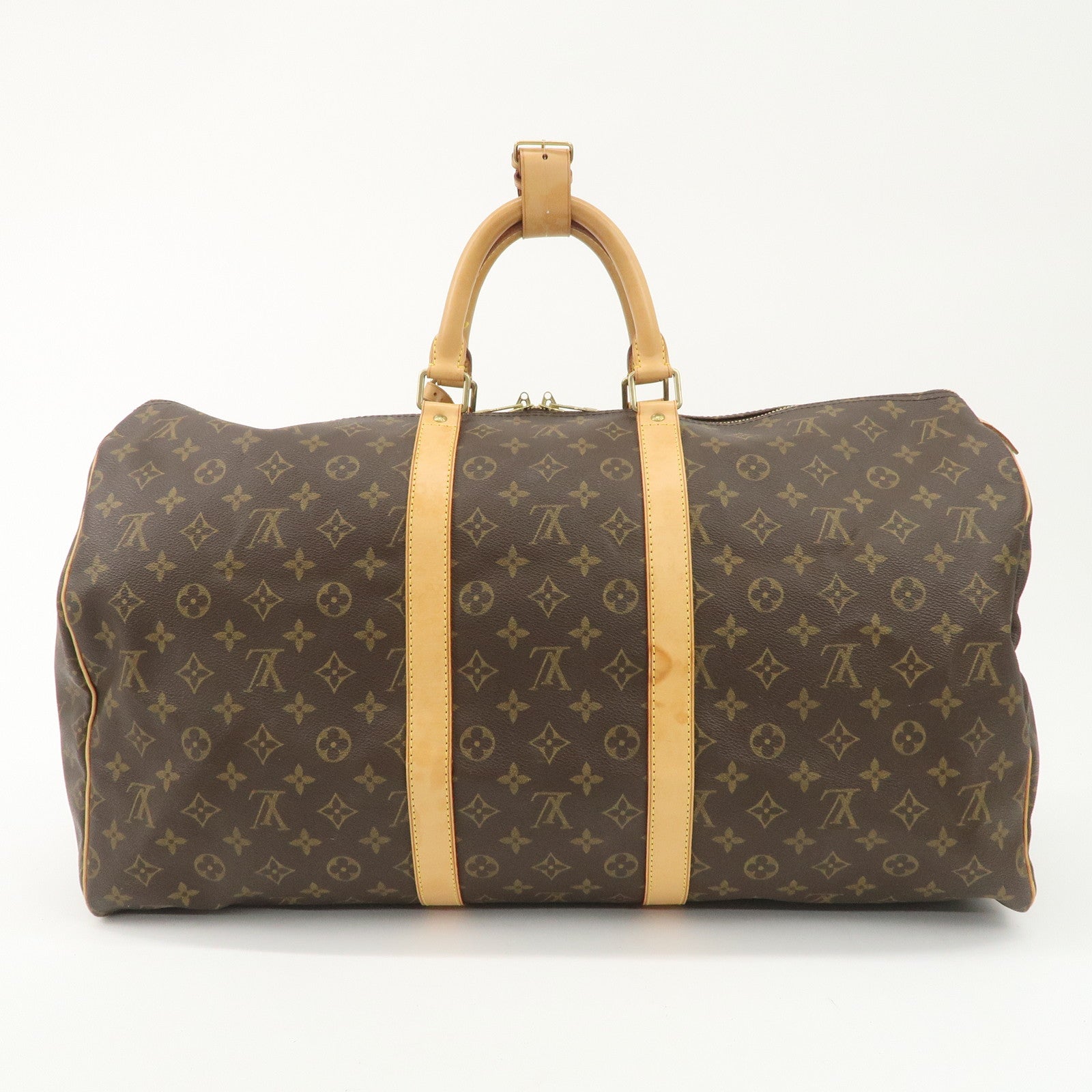 Louis Vuitton Monogram Keep All 55 Boston Bag Travel Bag M41424