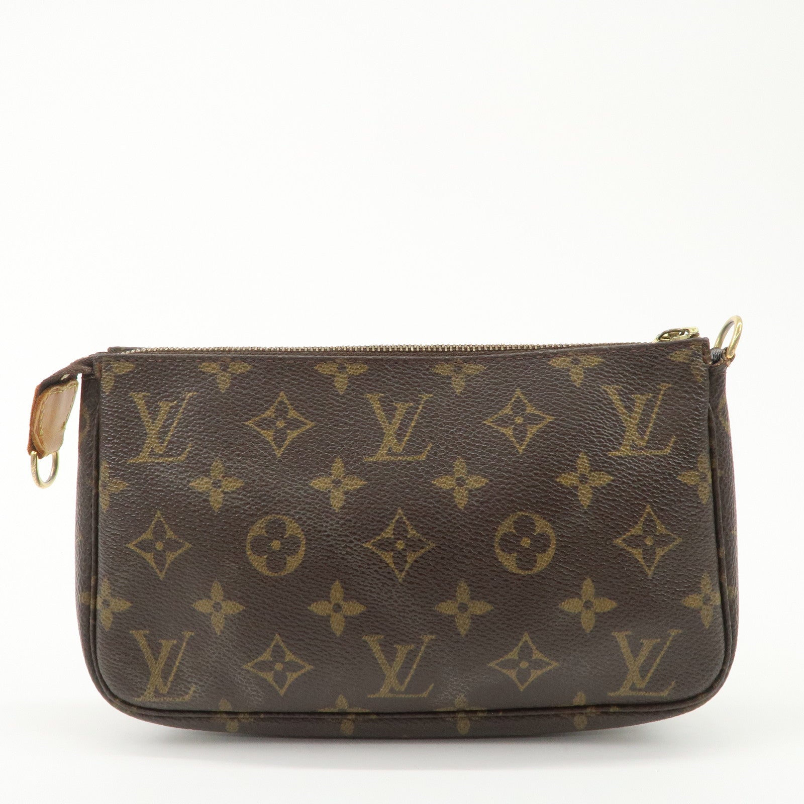 Louis Vuitton Monogram Pochette Accessoires Pouch Brown M51980 Used