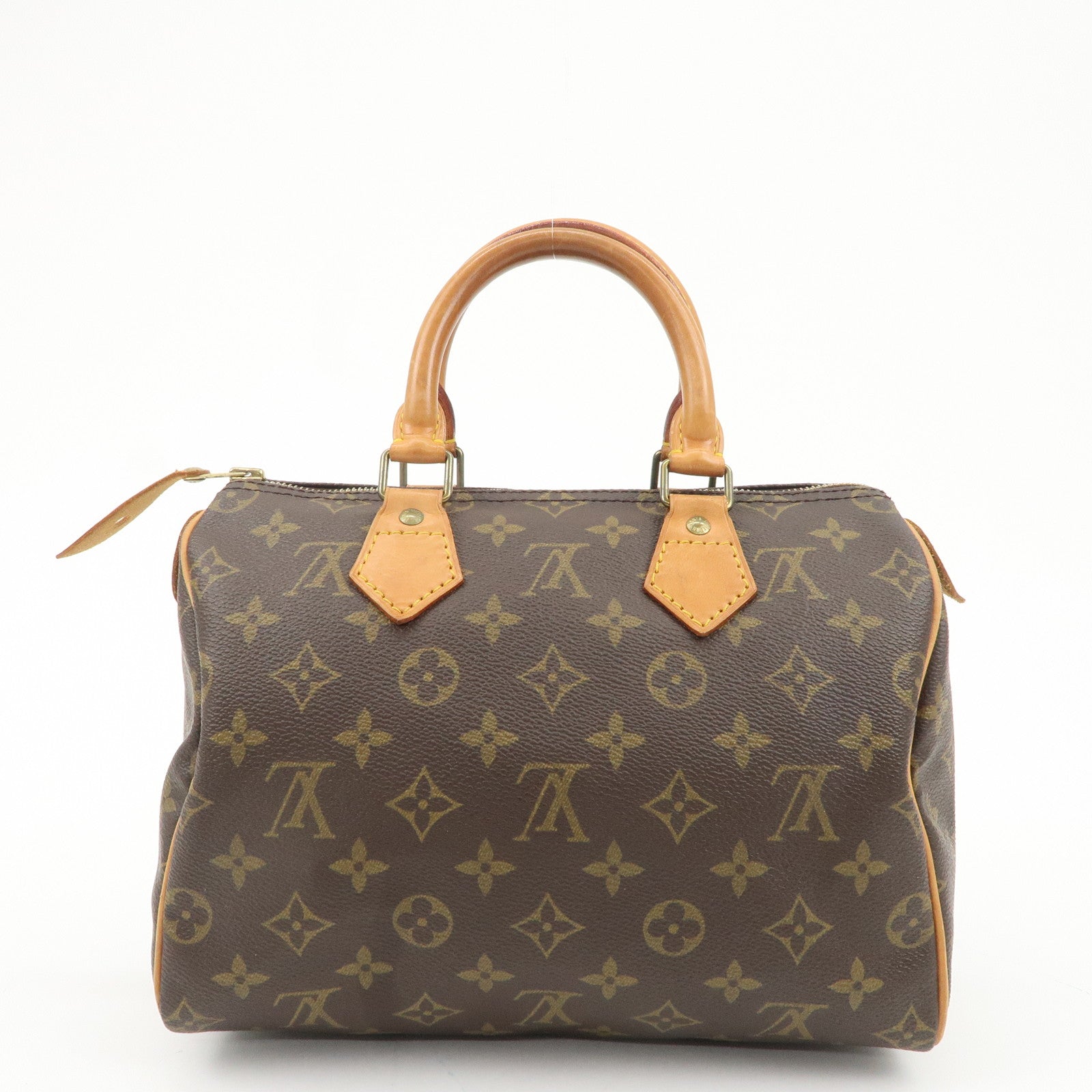 Louis Vuitton Monogram Speedy 25 Hand Bag Boston Bag M41528 Used