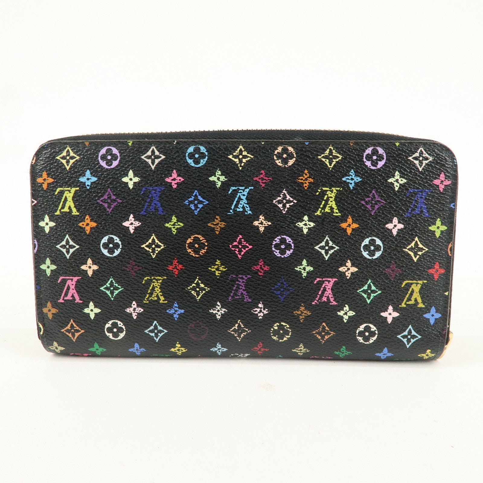 Louis Vuitton Monogram Multi Color Zippy Wallet Noir M60244