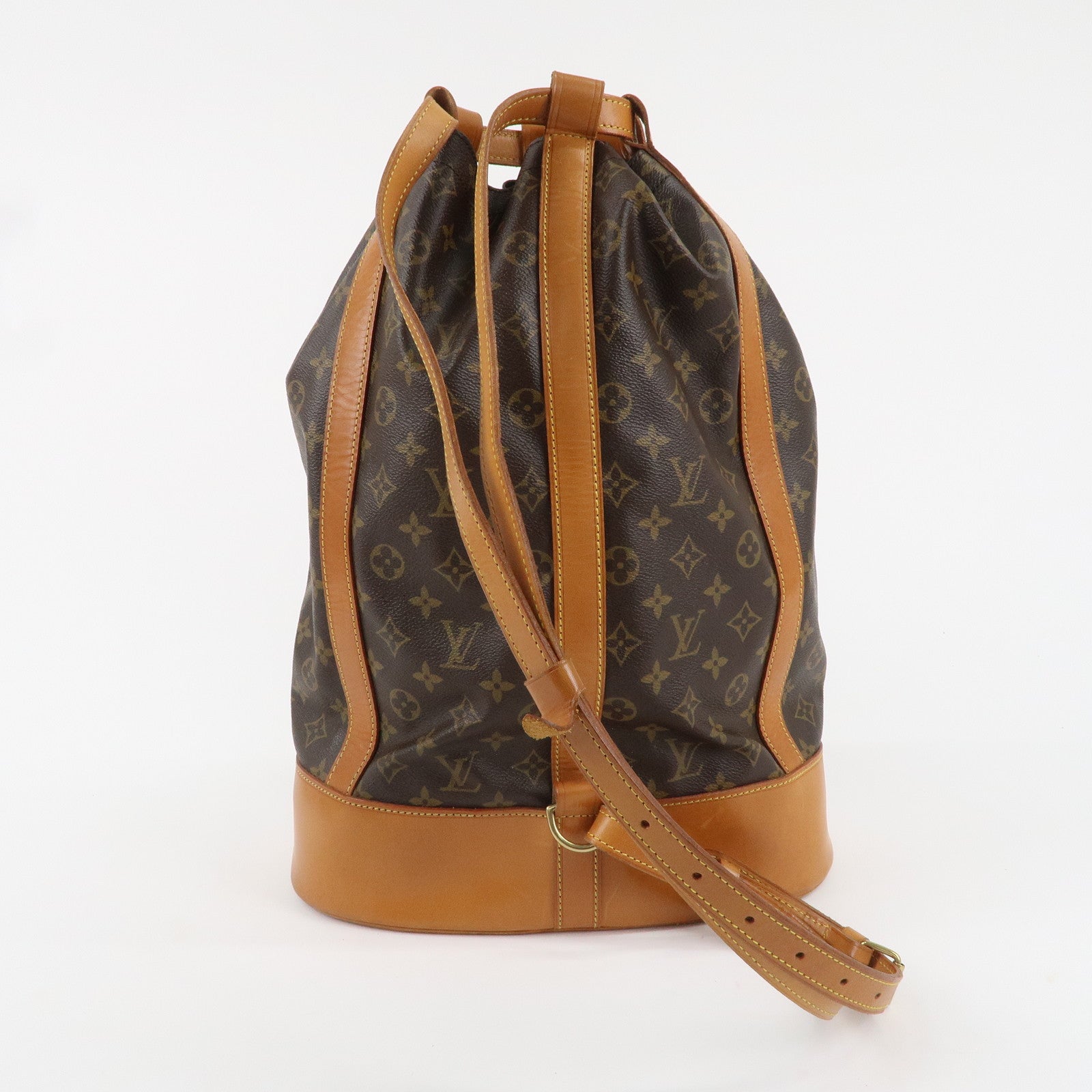 Louis Vuitton Monogram Randonnee GM Laundry Bag Brown M42244