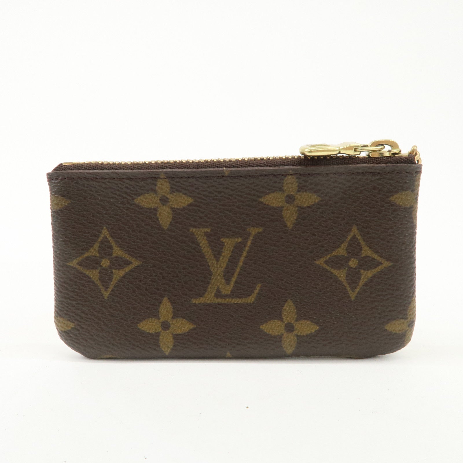 Louis Vuitton Monogram Pochette Cles Coin Case Key Case  M62650