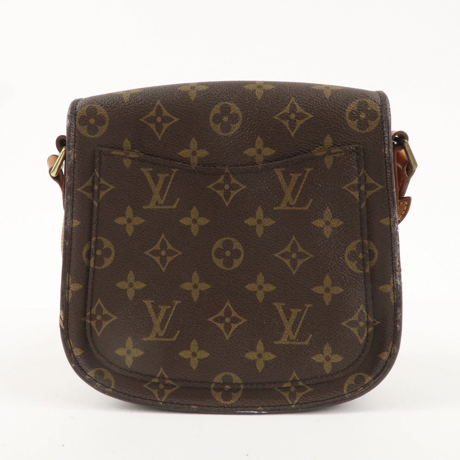 Louis Vuitton Monogram Saint Cloud MM Shoulder Bag Brown M51243