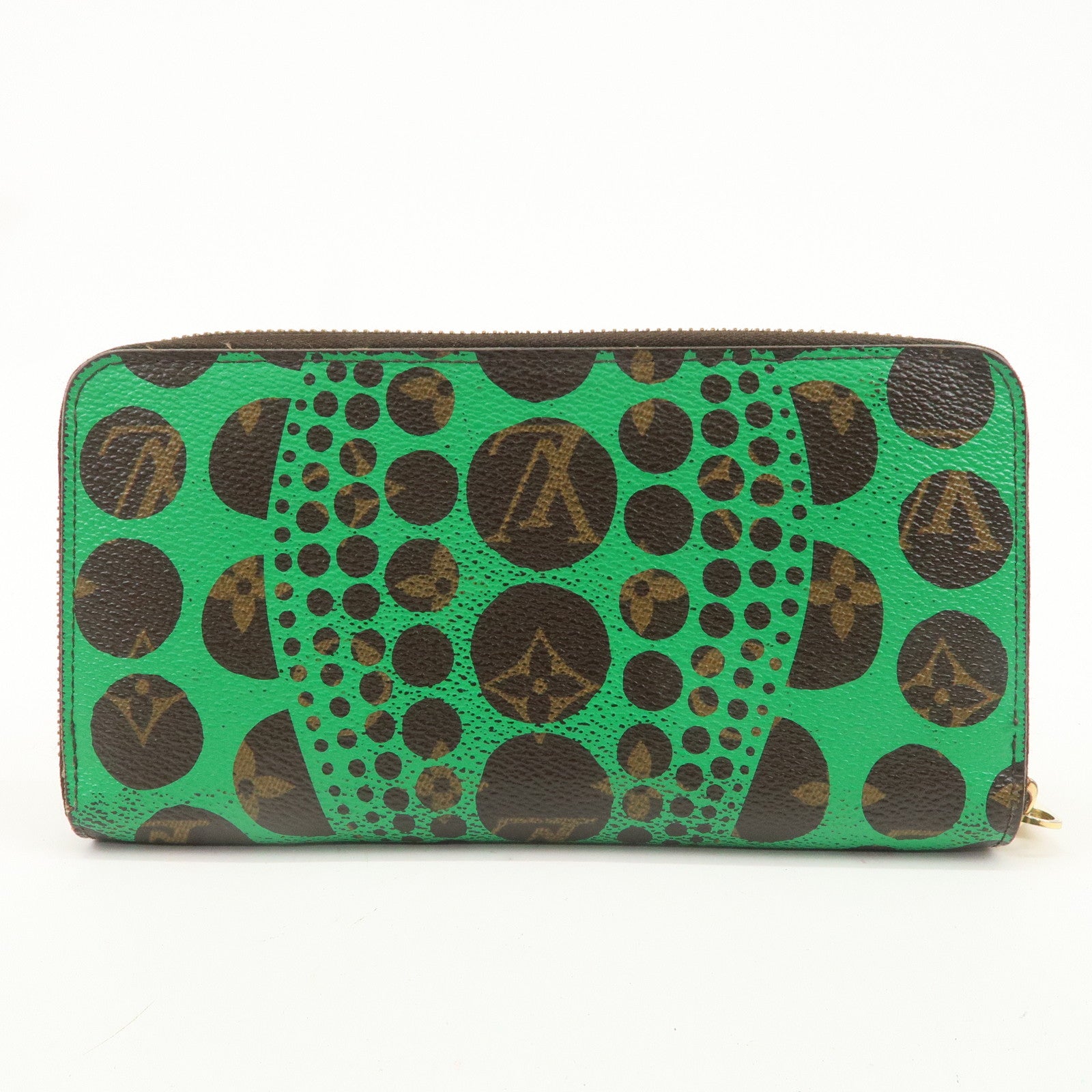 Louis Vuitton Monogram Pumpkin Dot Zippy Wallet Yayoikusama M60451