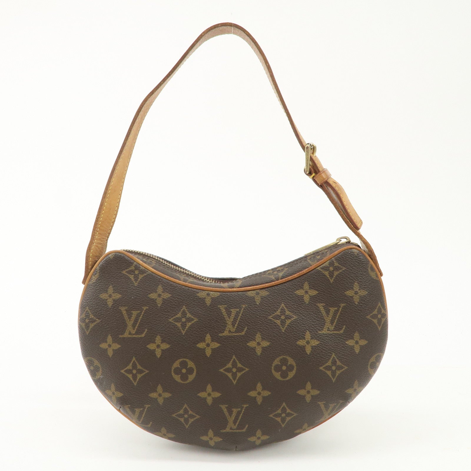 Louis Vuitton Monogram Pochette Croissant Shoulder Bag M51510 Used