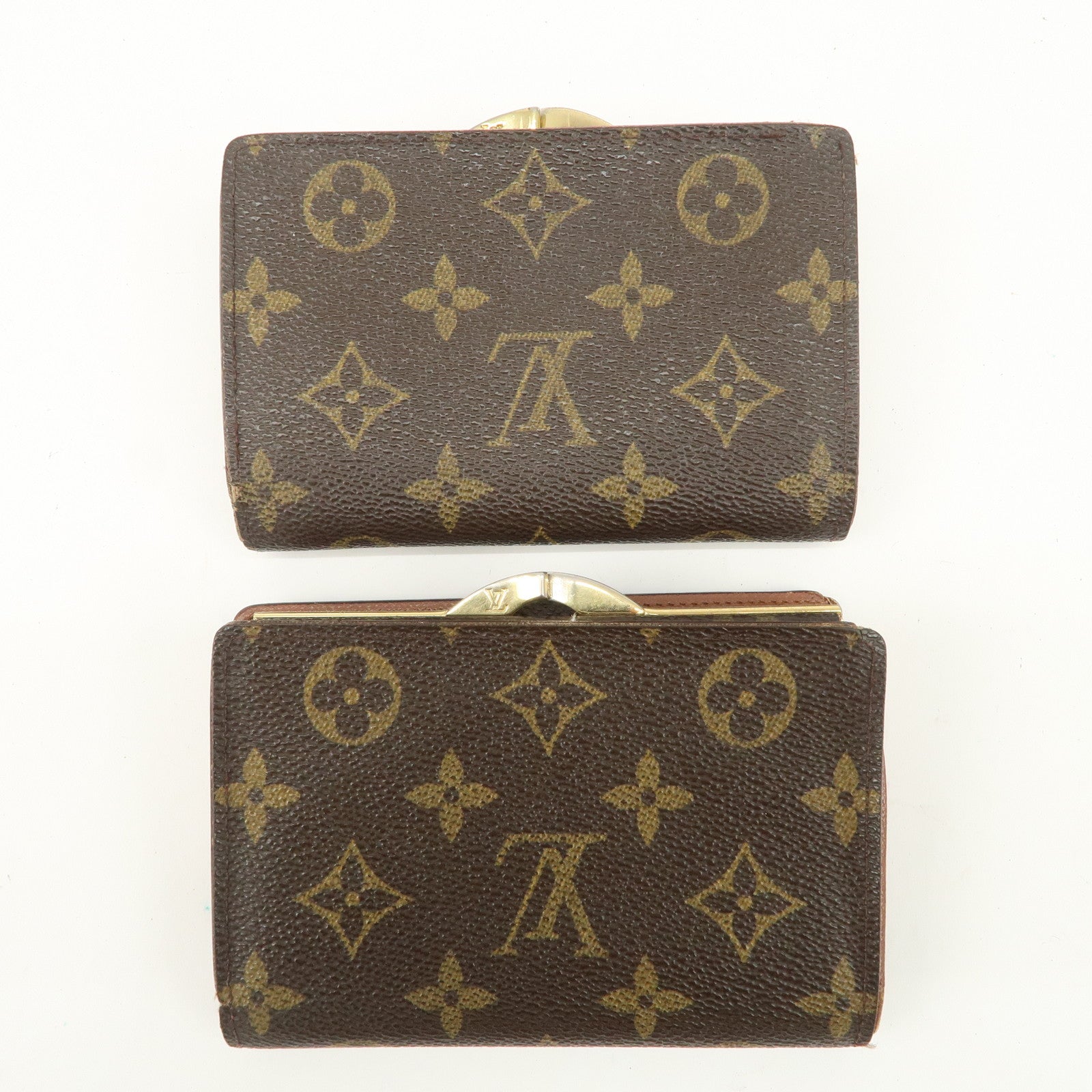 Louis Vuitton Monogram Set of 2 Bi-fold Wallet Brown M61663