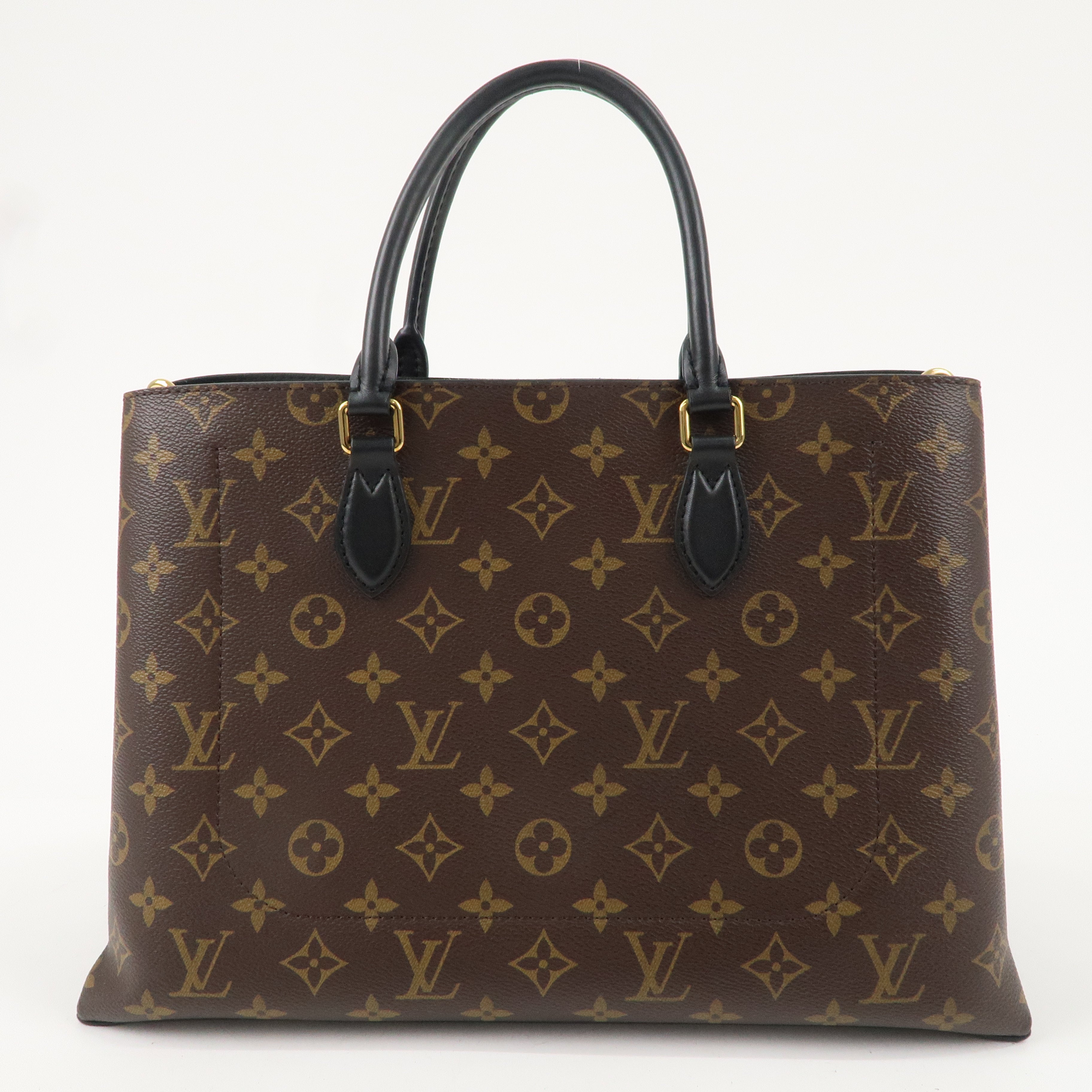 Louis Vuitton Monogram Flower Tote 2Way Hand Bag Noir M43550