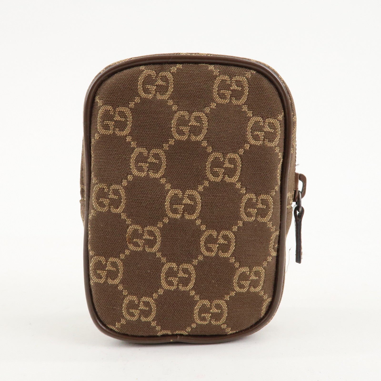 GUCCI GG Canvas Cigarette case Brown Beige 030.1675 002404