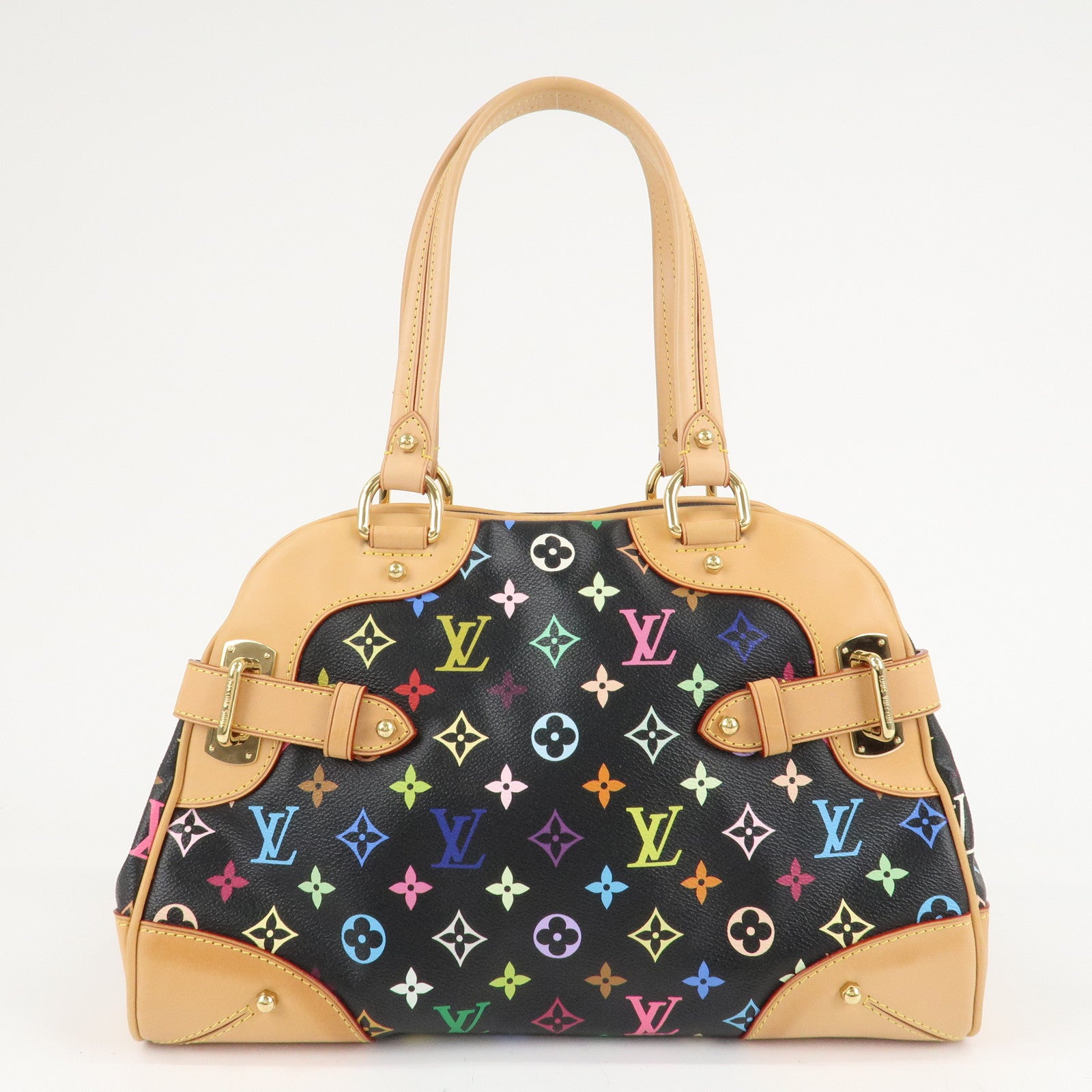 Louis Vuitton Monogram Multi Color Claudia Hand Bag M40194 Used