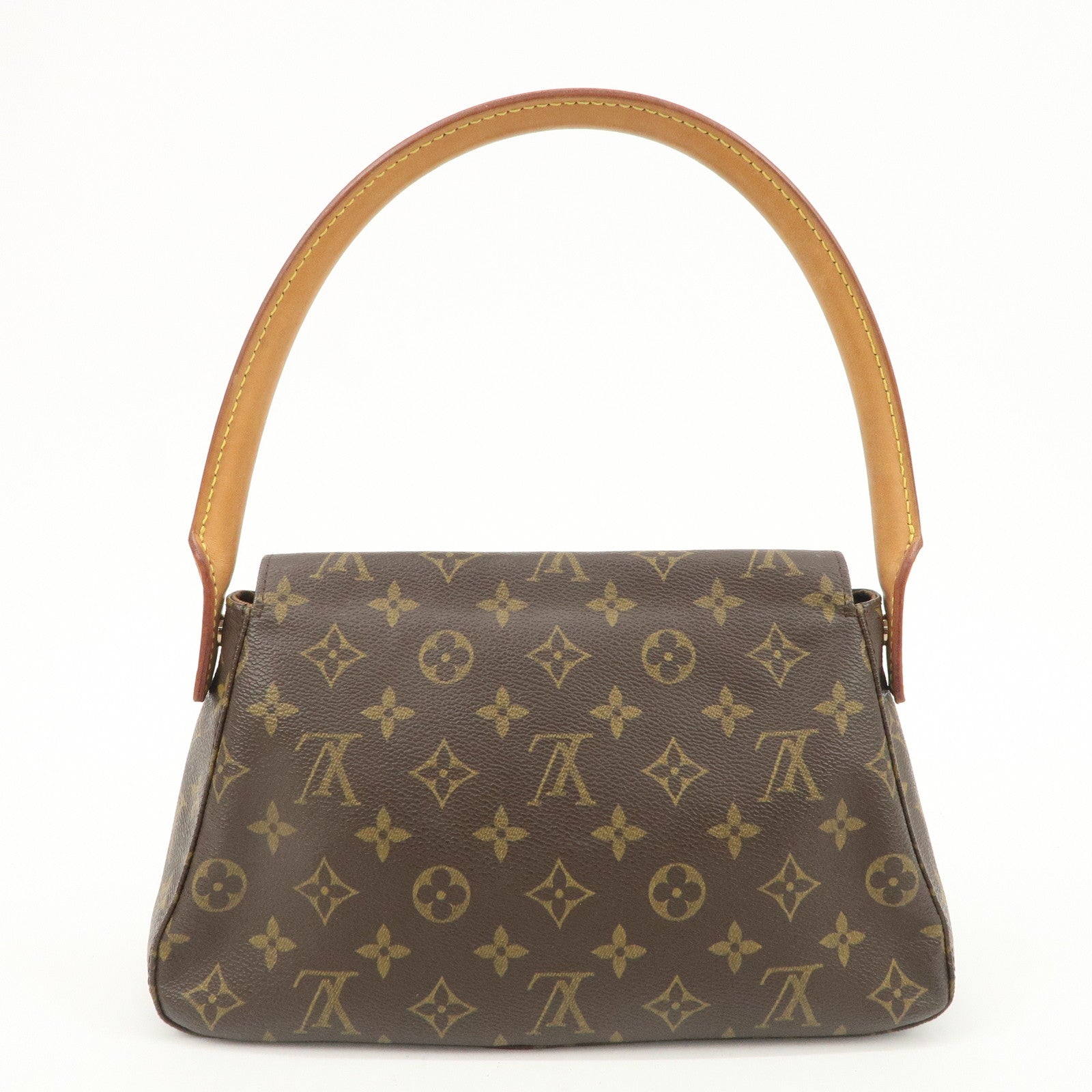 Louis Vuitton Monogram Mini Looping Shoulder Bag Hand Bag M51147 Used