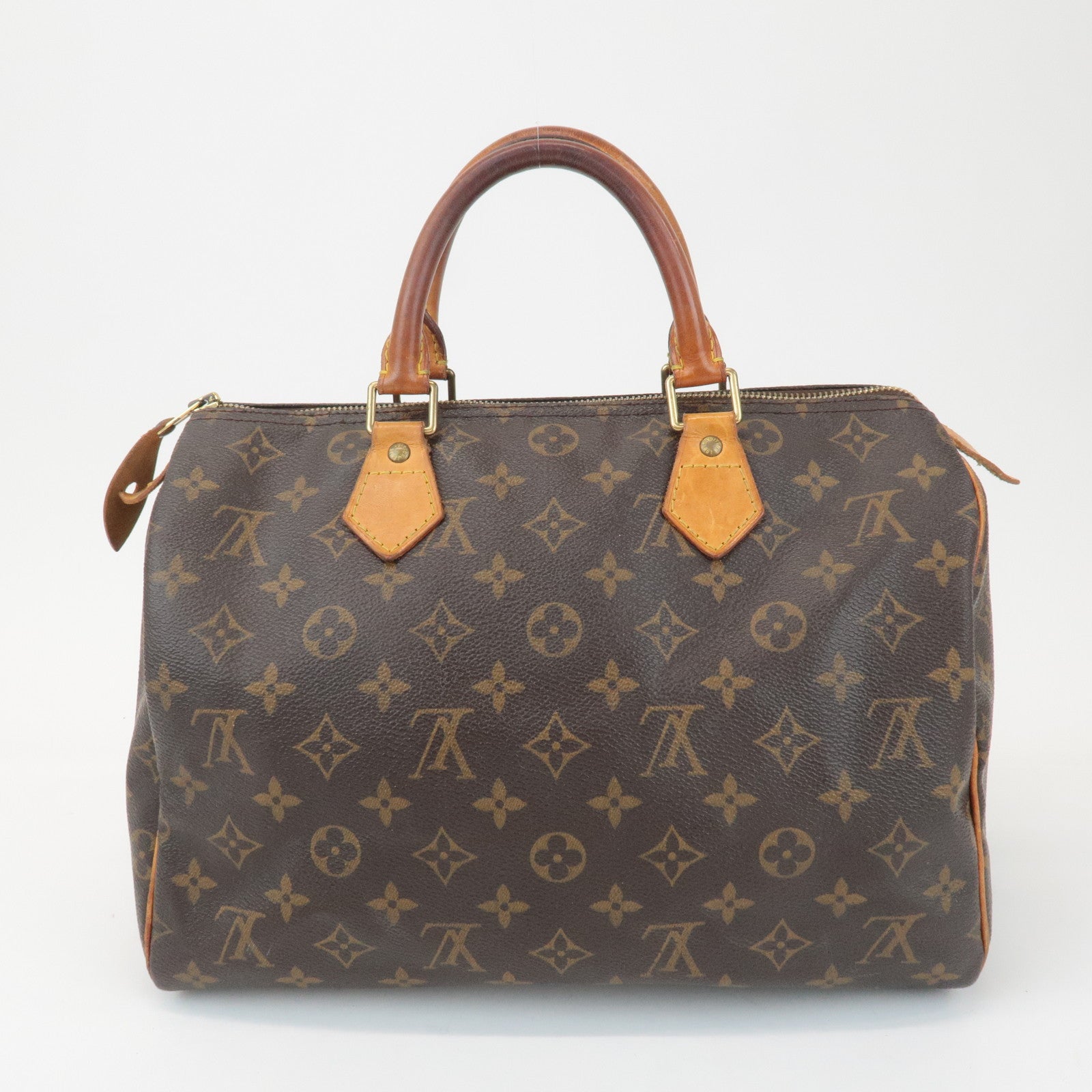 Louis Vuitton Monogram Speedy 30 Hand Bag Boston Bag M41526 Used