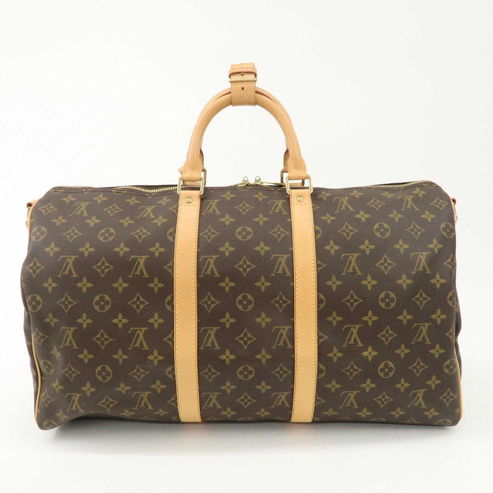 Louis Vuitton Monogram Keep All Bandouliere 50 Boston Bag M41416 Used