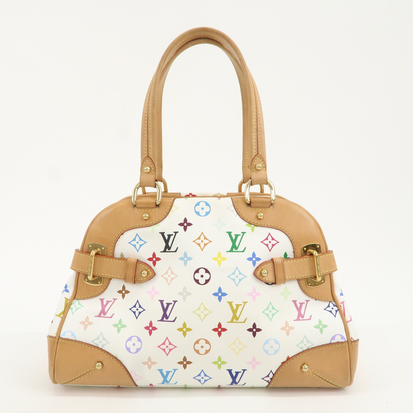 Louis Vuitton Monogram Multicolor Claudia Hand Bag M40193 Used