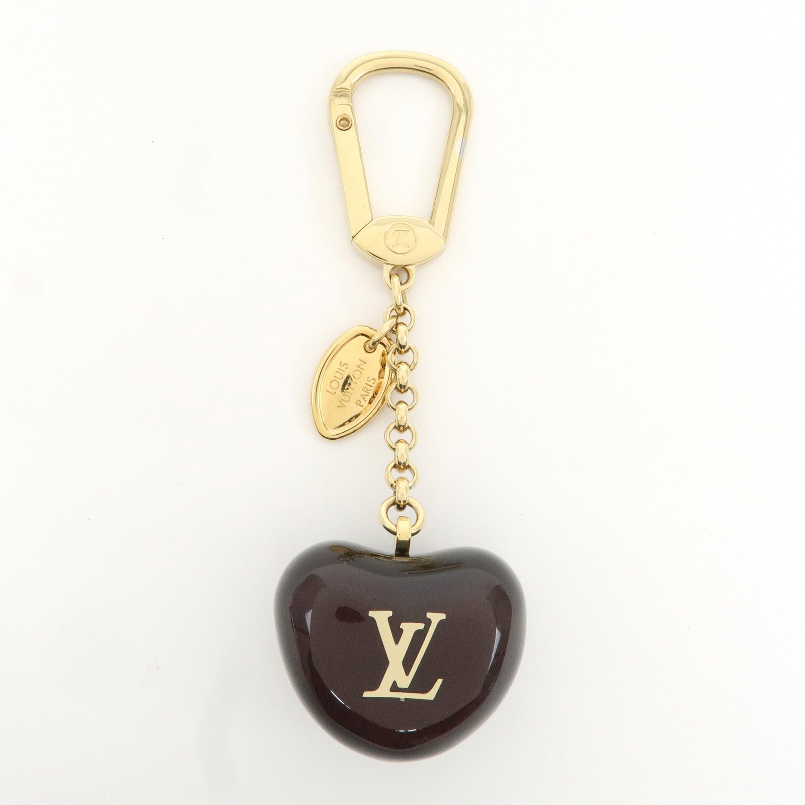 Louis Vuitton Porte Cles Pomme Bag Charm Amarante M66494 Used