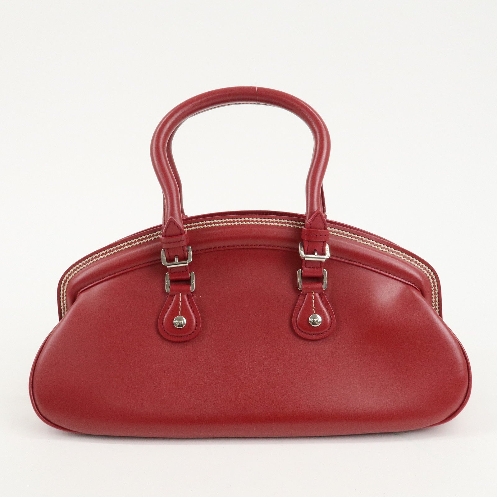 Christian Dior Detective Bag Satchel Bag Hand Bag Red