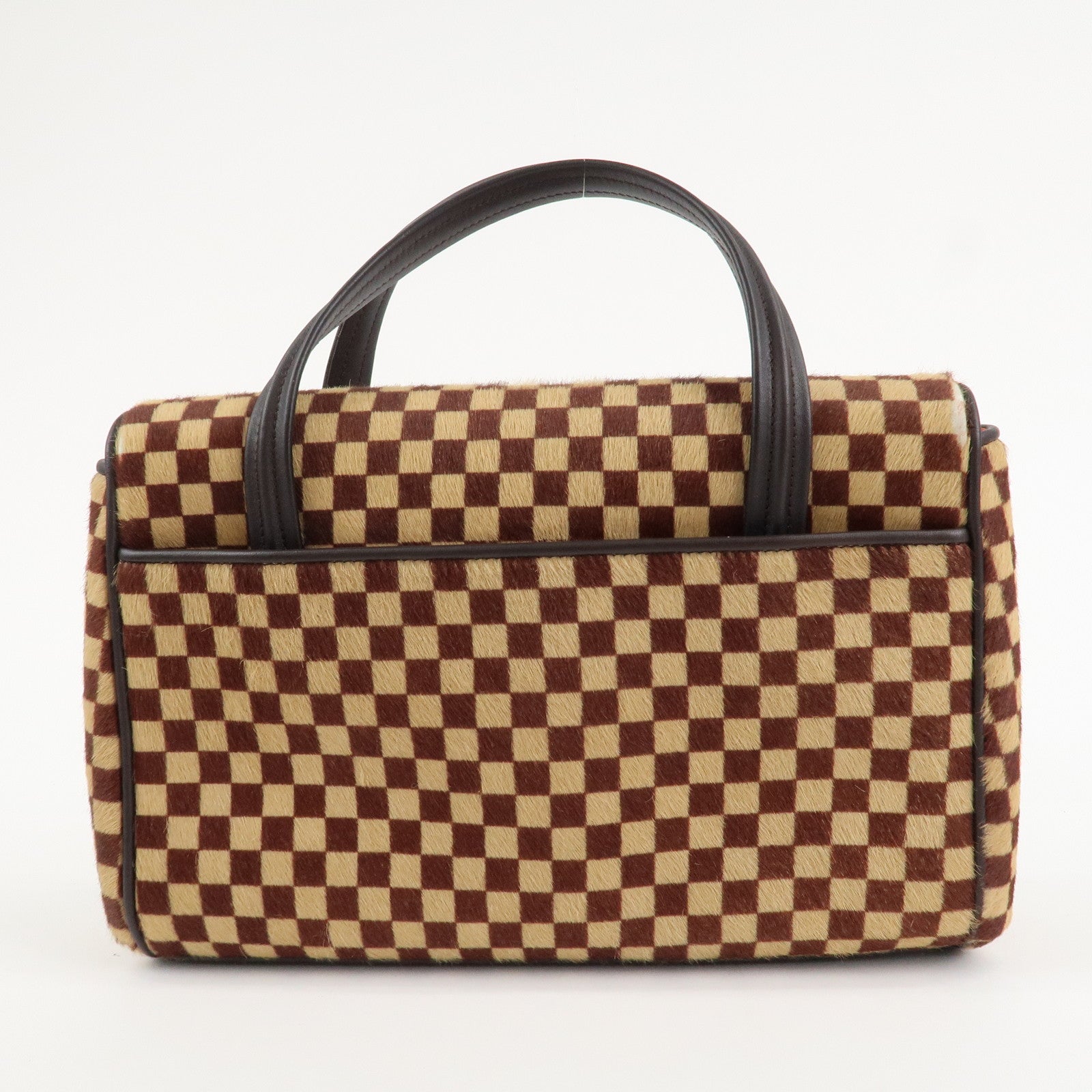 Louis Vuitton Damier Sauvage Lion Hand Bag Gold Hardware M92131 Used