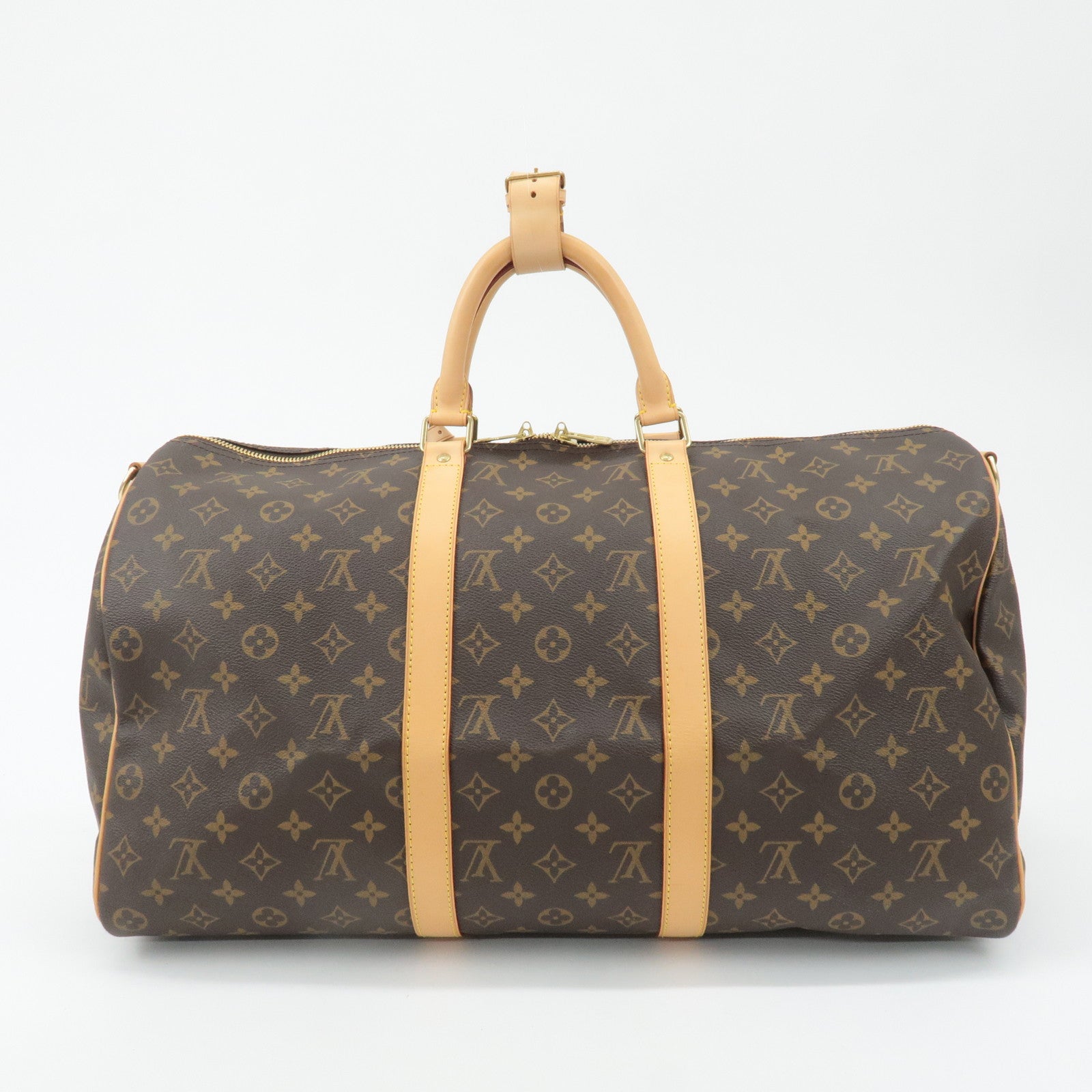 Louis Vuitton Monogram Keep All Bandouliere 50 Boston Bag M41416 Used